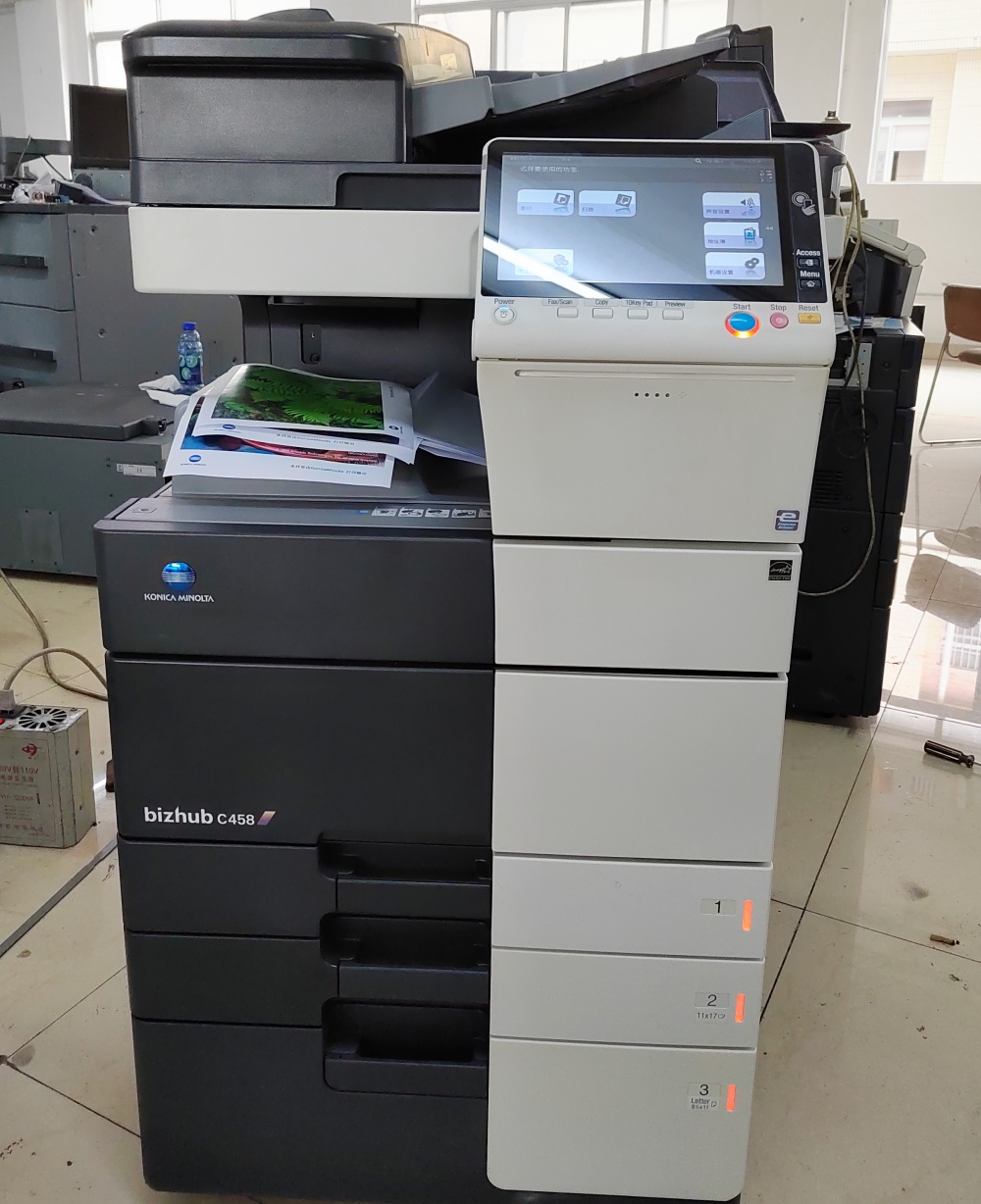 refurbished Konica Minolta Bizhub C458 photocopay machine