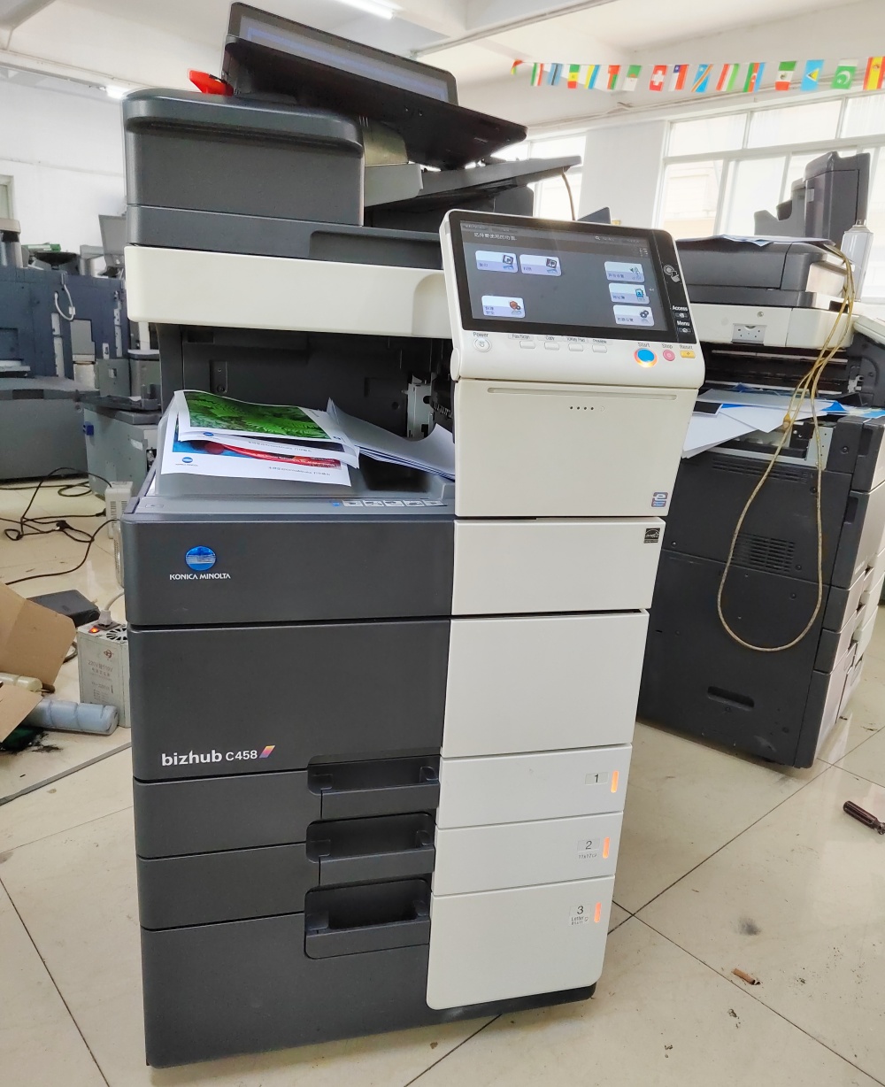 refurbished Konica Minolta Bizhub C458 photocopay machine