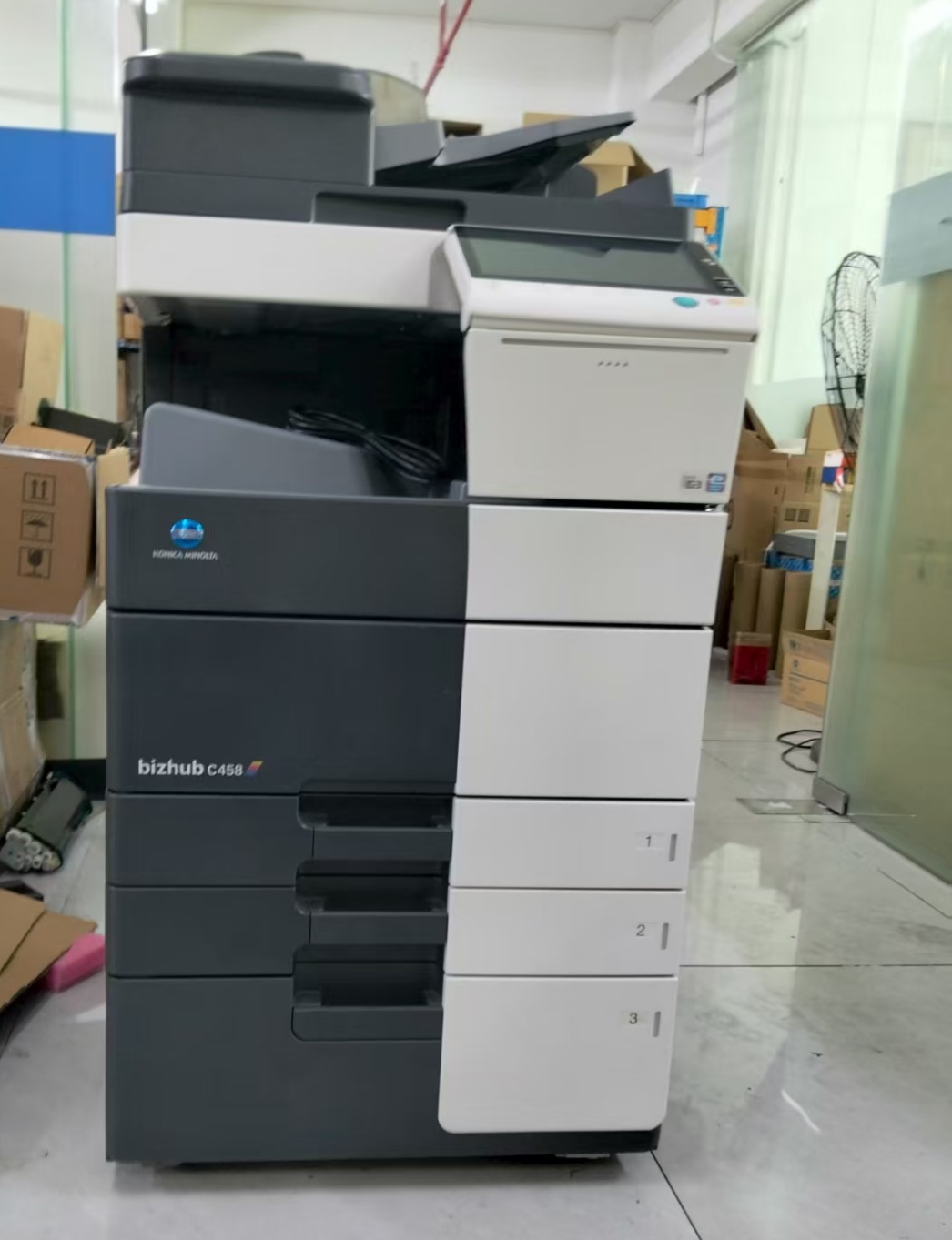 refurbished Konica Minolta Bizhub C458 photocopay machine