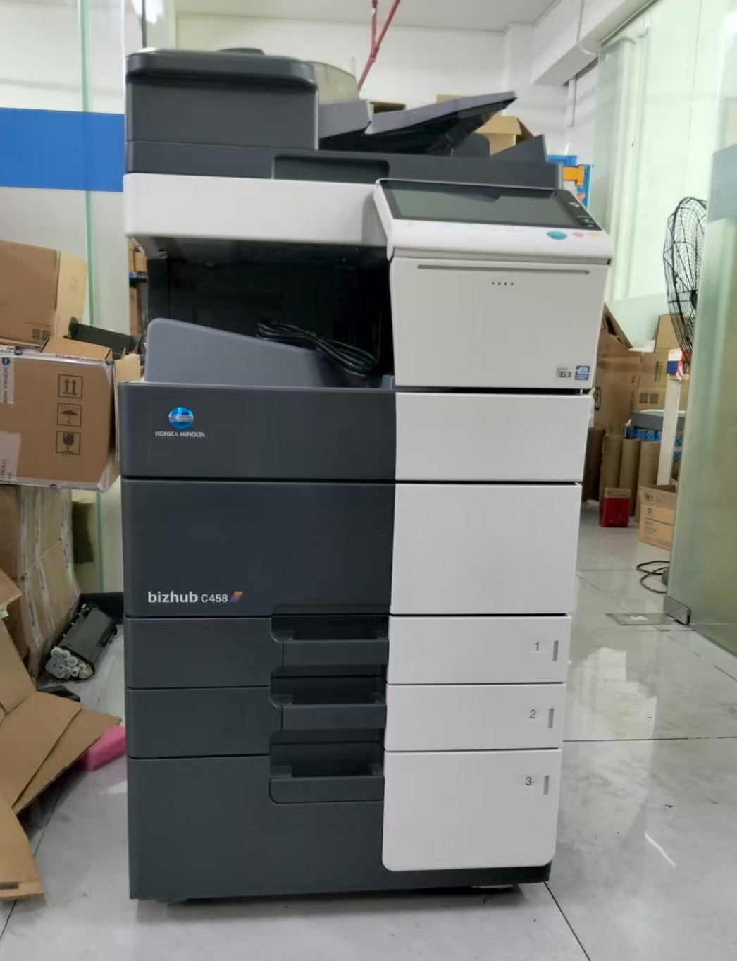 refurbished Konica Minolta Bizhub C458 photocopay machine