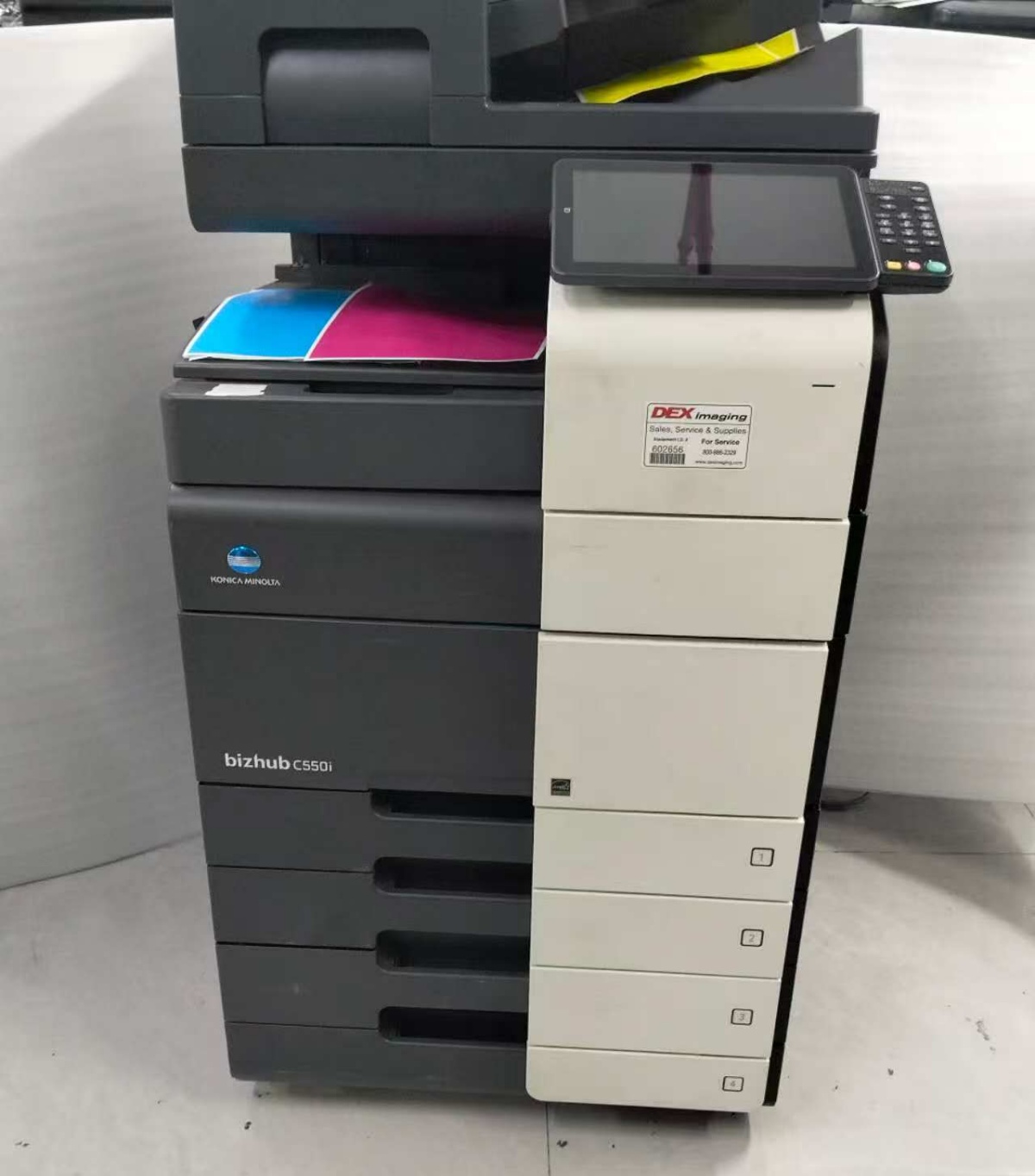 refurbished Konica Minolta Bizhub C550i photocopay machine