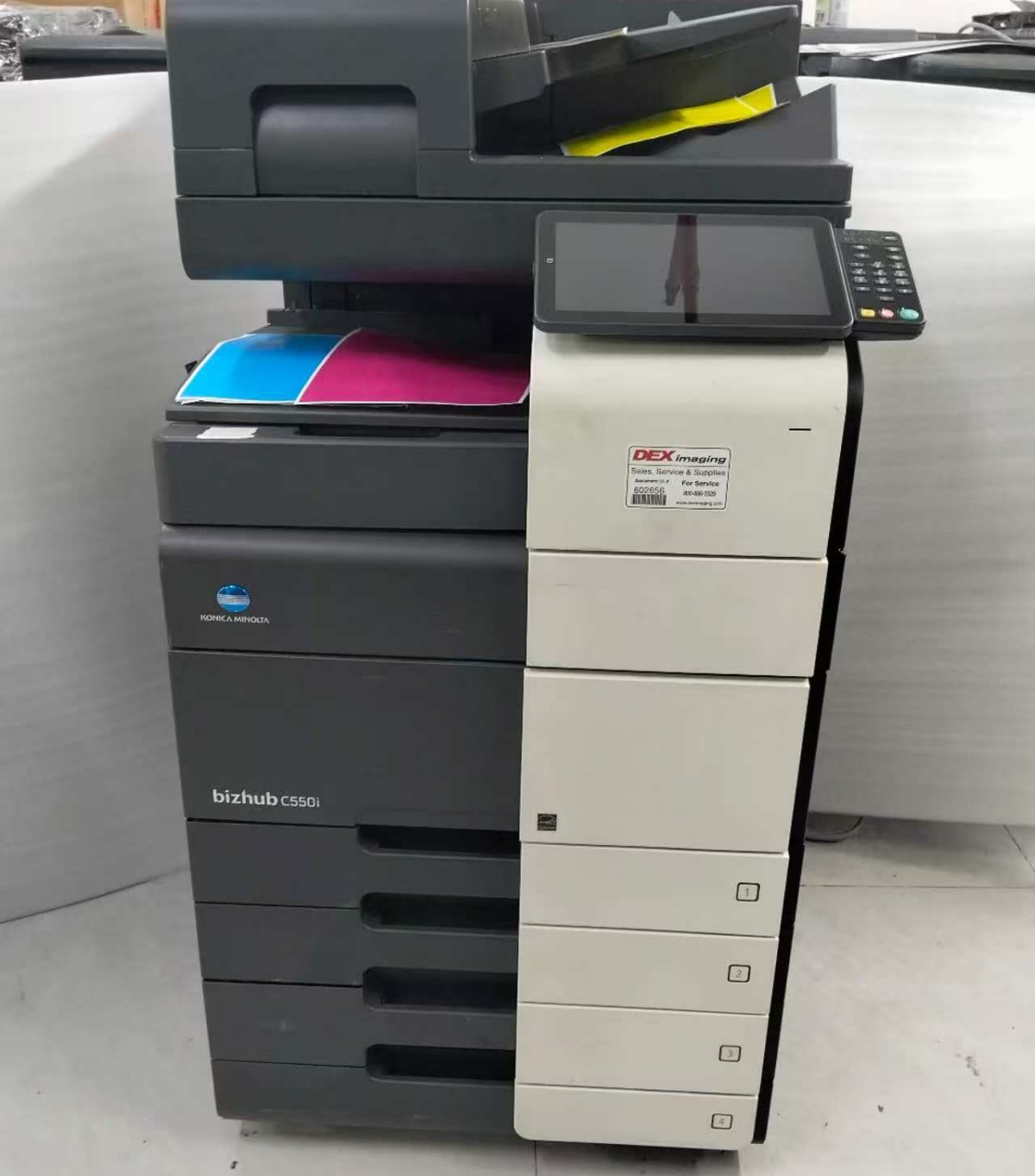 refurbished Konica Minolta Bizhub C550i photocopay machine