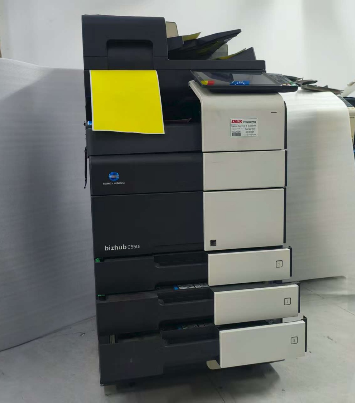 refurbished Konica Minolta Bizhub C550i photocopay machine
