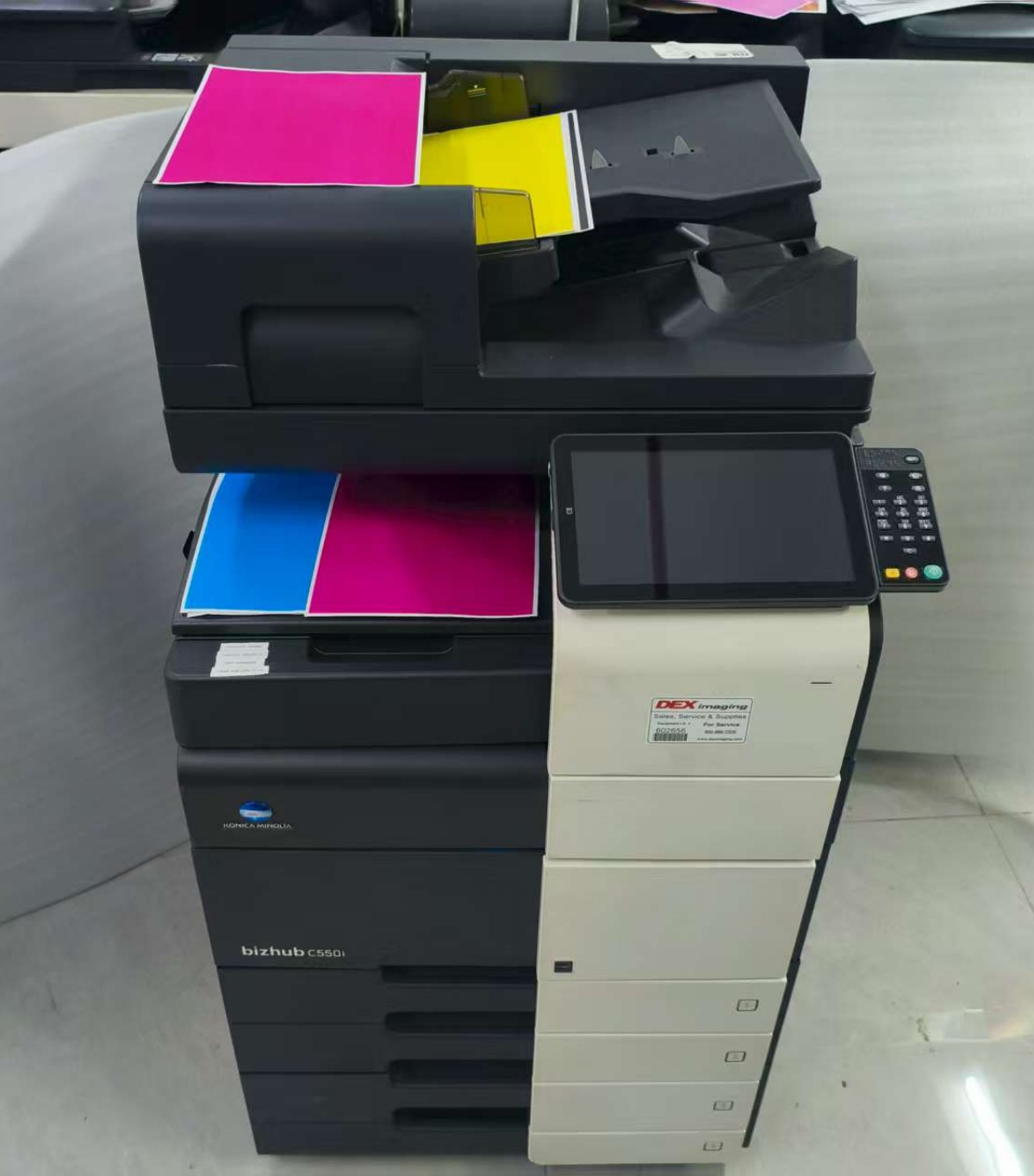 refurbished Konica Minolta Bizhub C550i photocopay machine