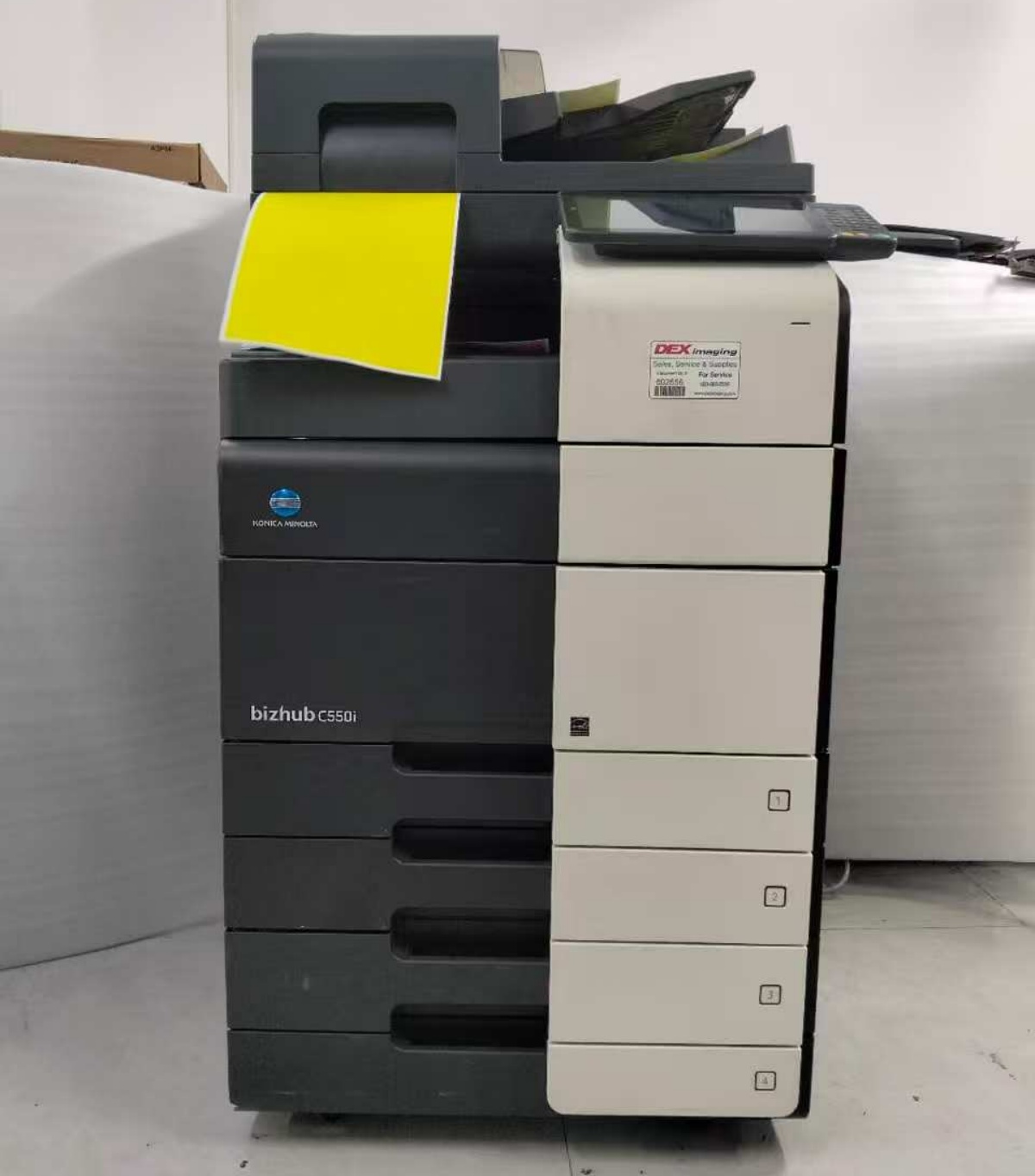 refurbished Konica Minolta Bizhub C550i photocopay machine