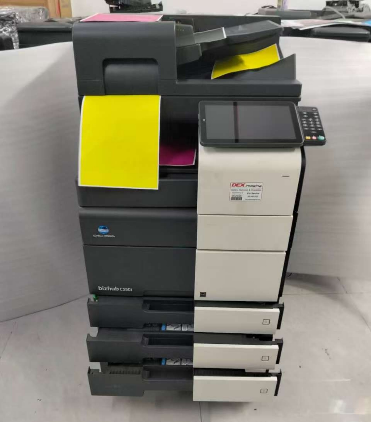 refurbished Konica Minolta Bizhub C550i photocopay machine