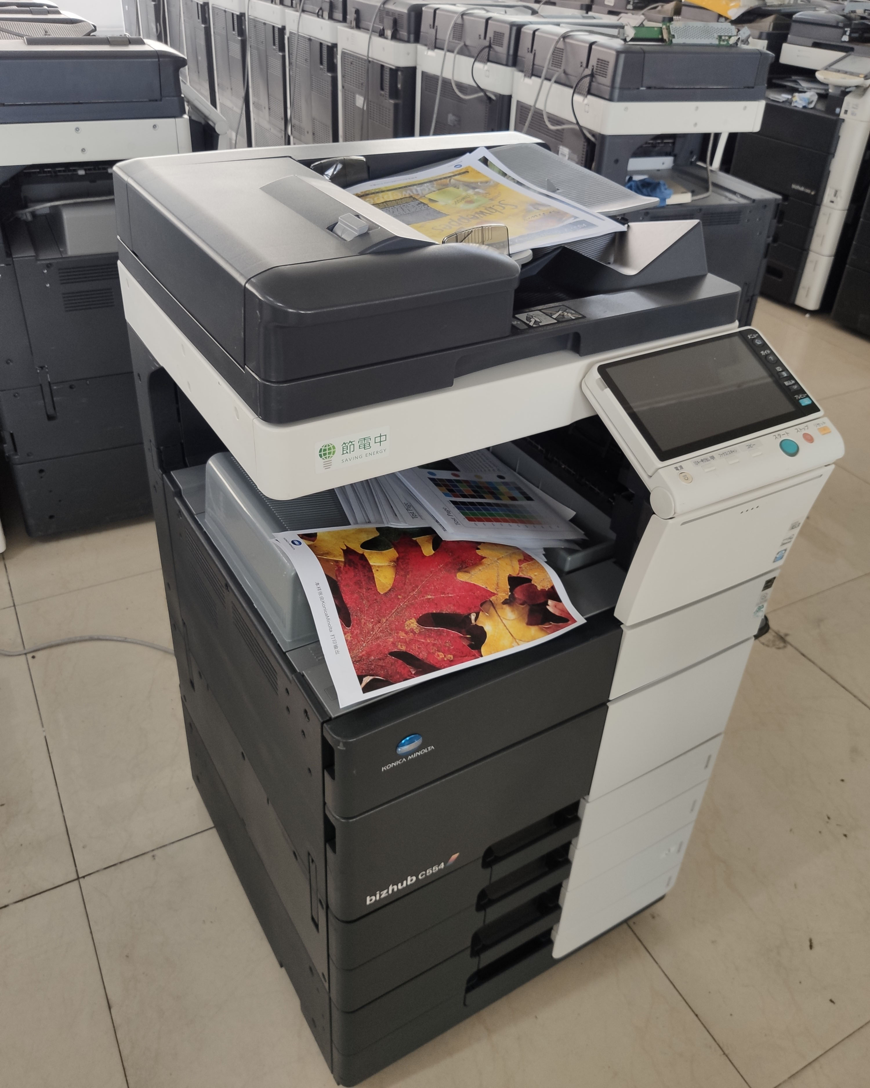 refurbished Konica Minolta Bizhub C554/C554e photocopay machine