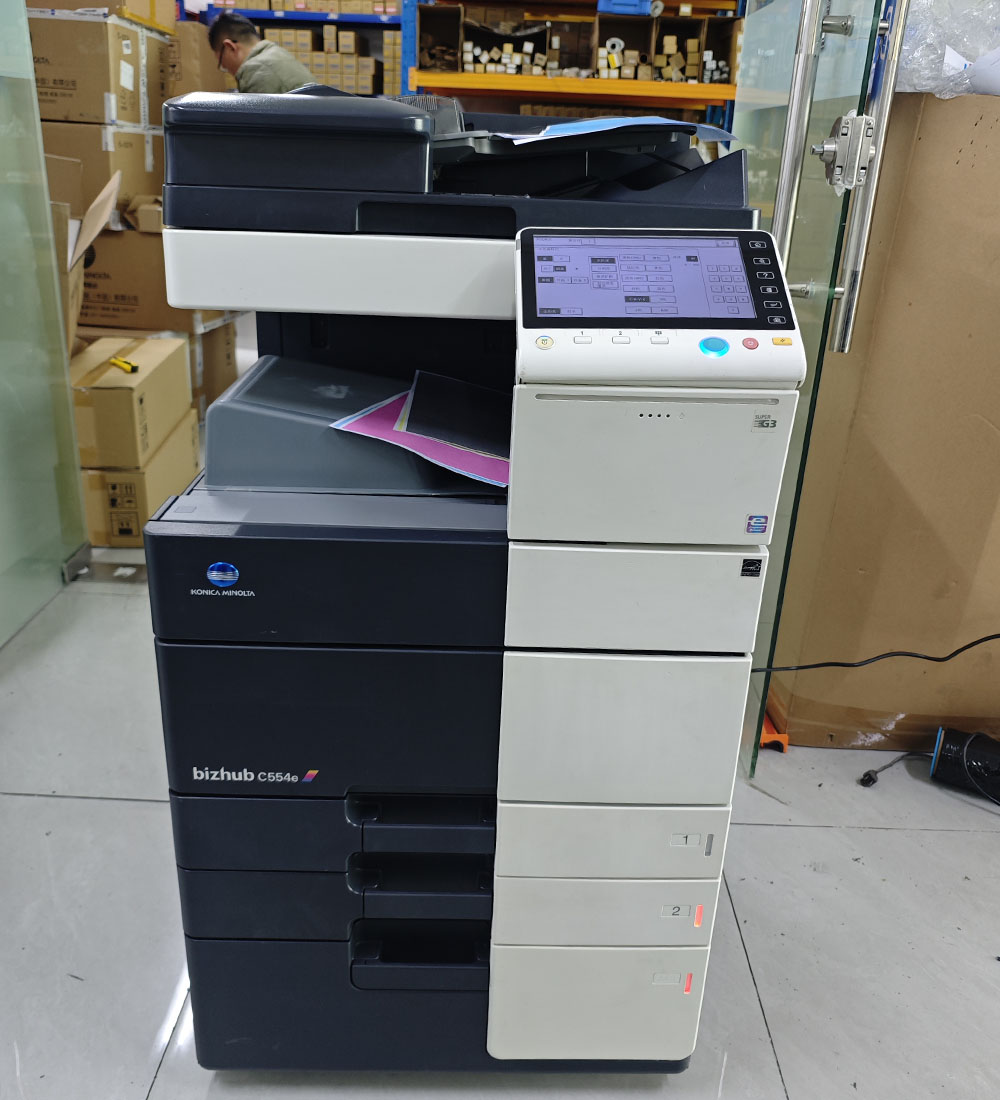 refurbished Konica Minolta Bizhub C554/C554e photocopay machine