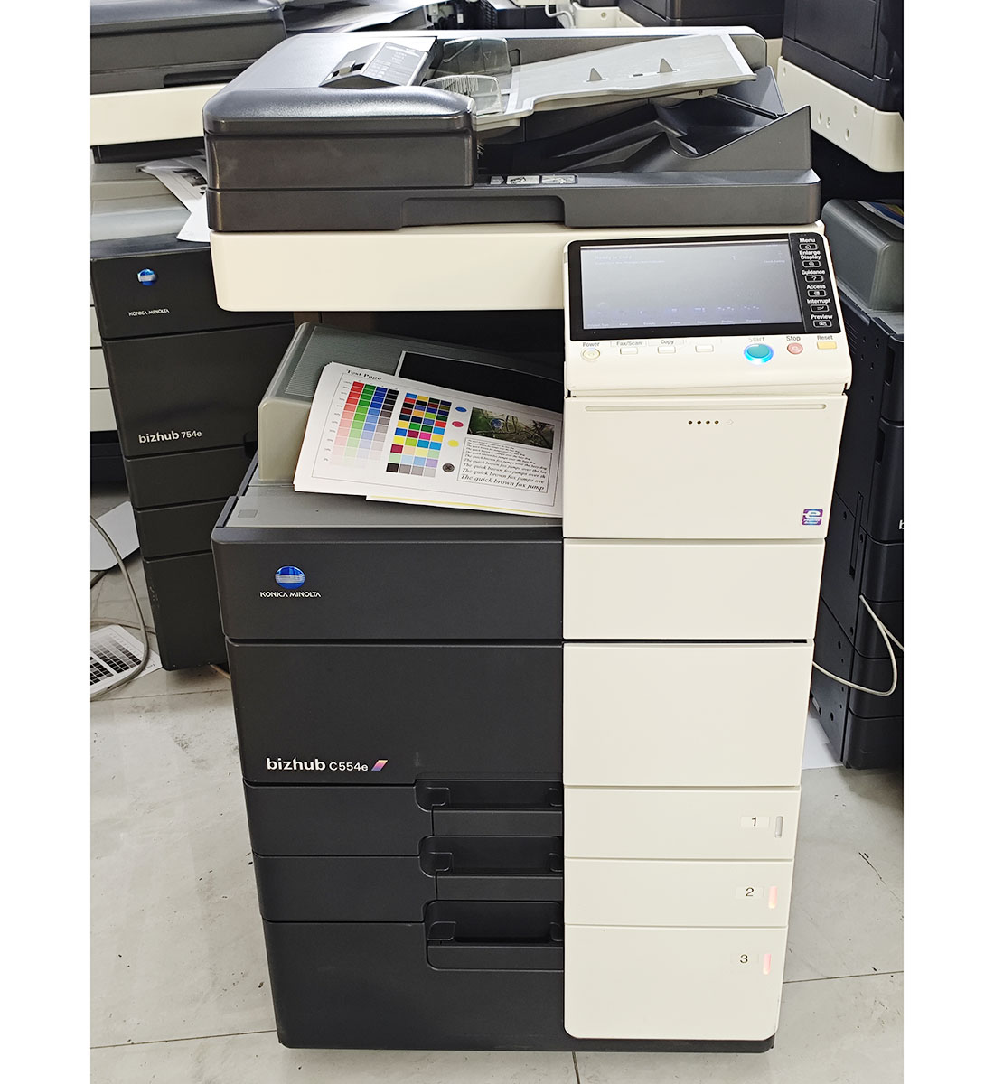 refurbished Konica Minolta Bizhub C554/C554e photocopay machine