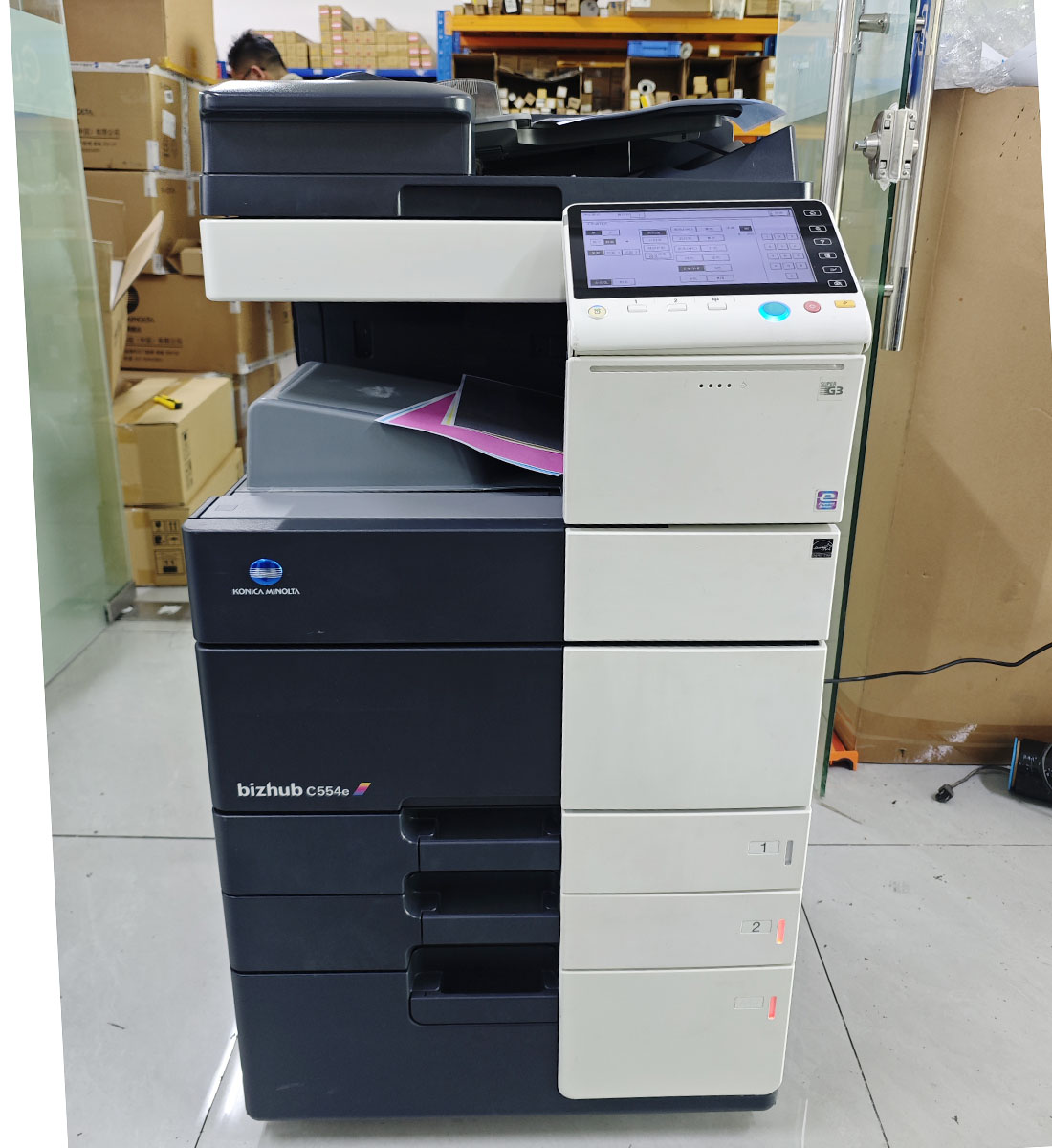 refurbished Konica Minolta Bizhub C554/C554e photocopay machine