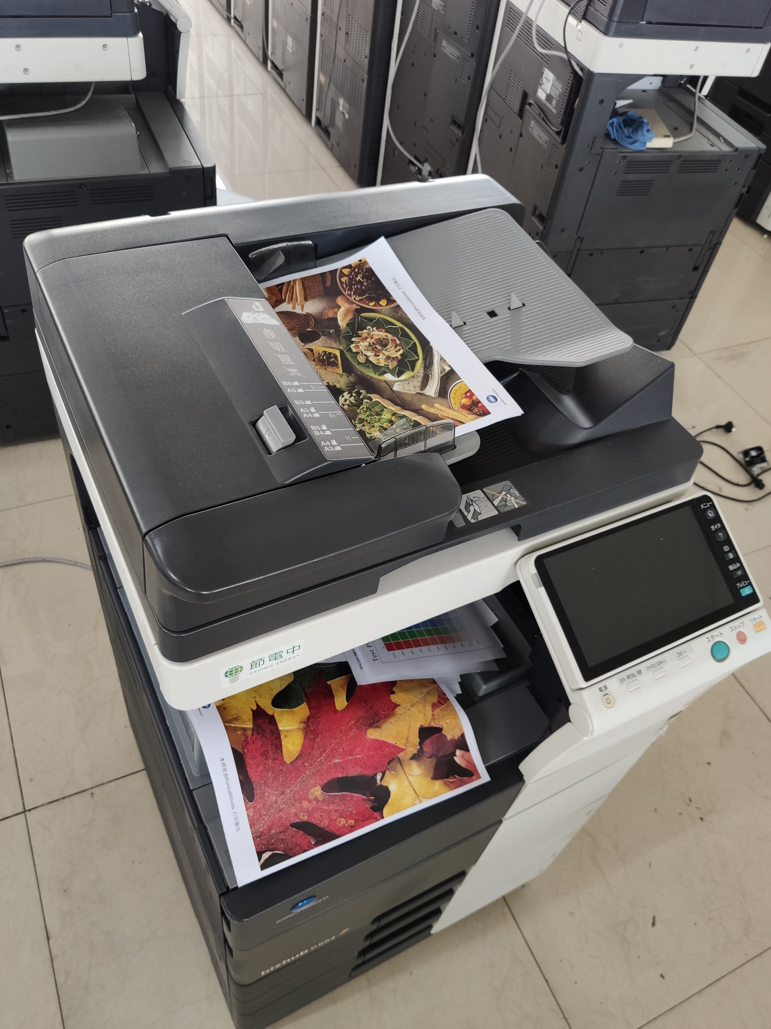 refurbished Konica Minolta Bizhub C554/C554e photocopay machine