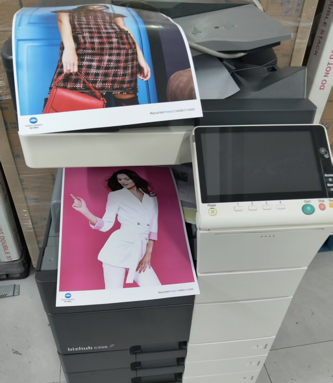 refurbished Konica Minolta Bizhub C558 photocopay machine