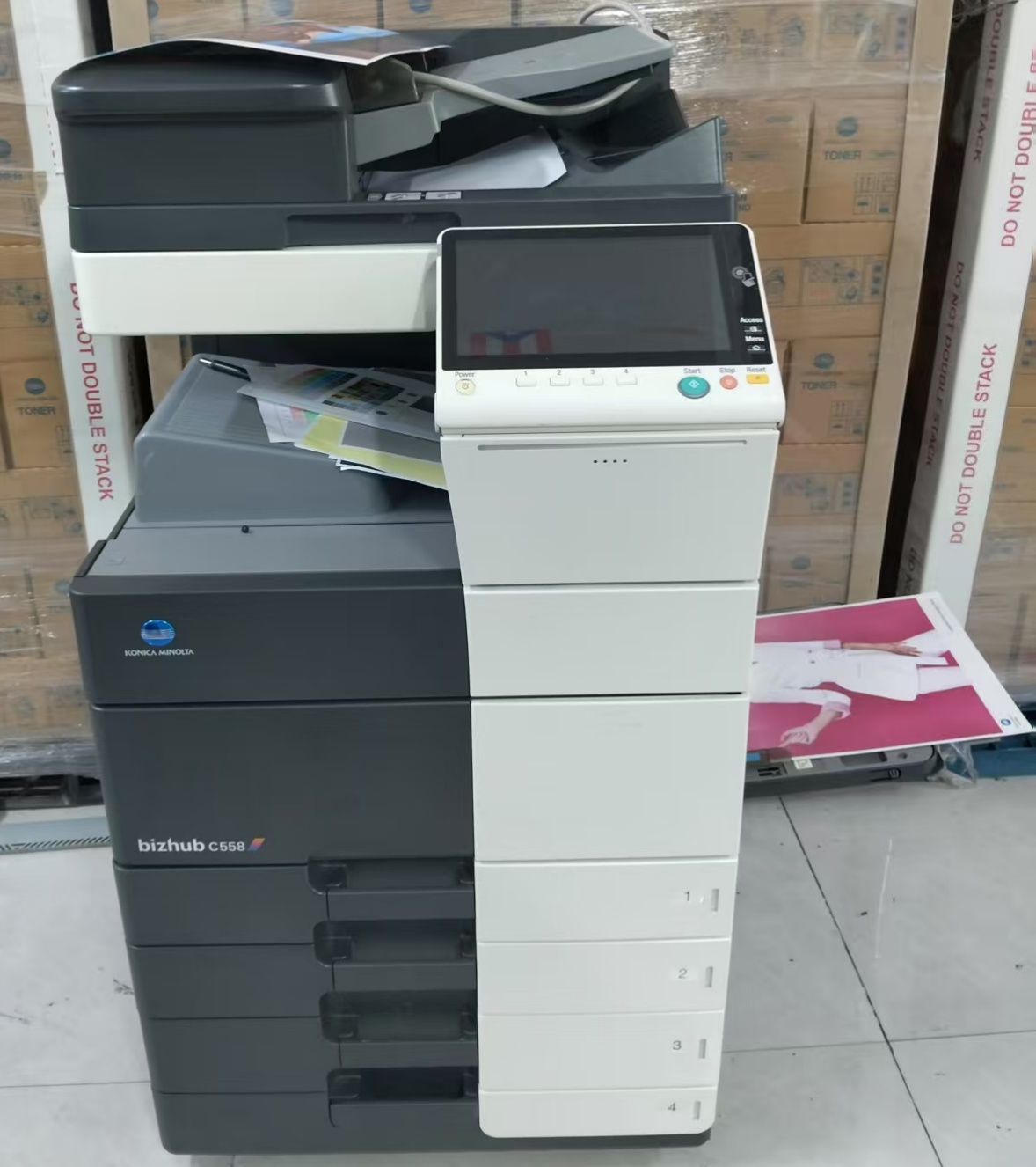 refurbished Konica Minolta Bizhub C558 photocopay machine