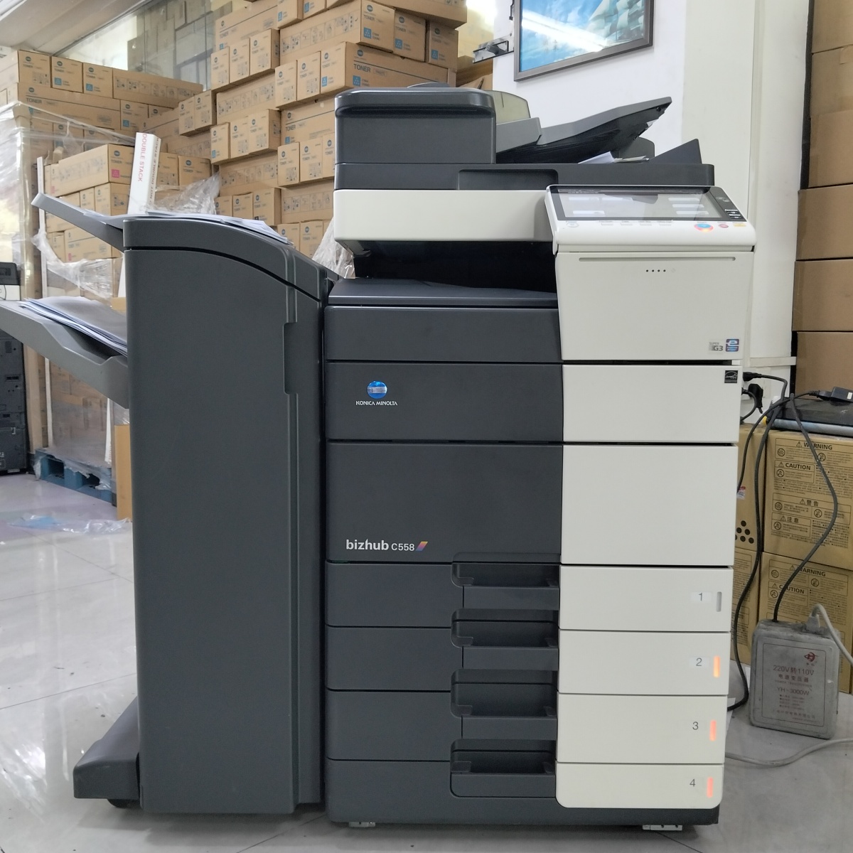 refurbished Konica Minolta Bizhub C558 photocopay machine