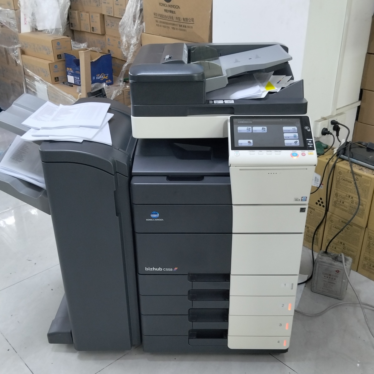 refurbished Konica Minolta Bizhub C558 photocopay machine