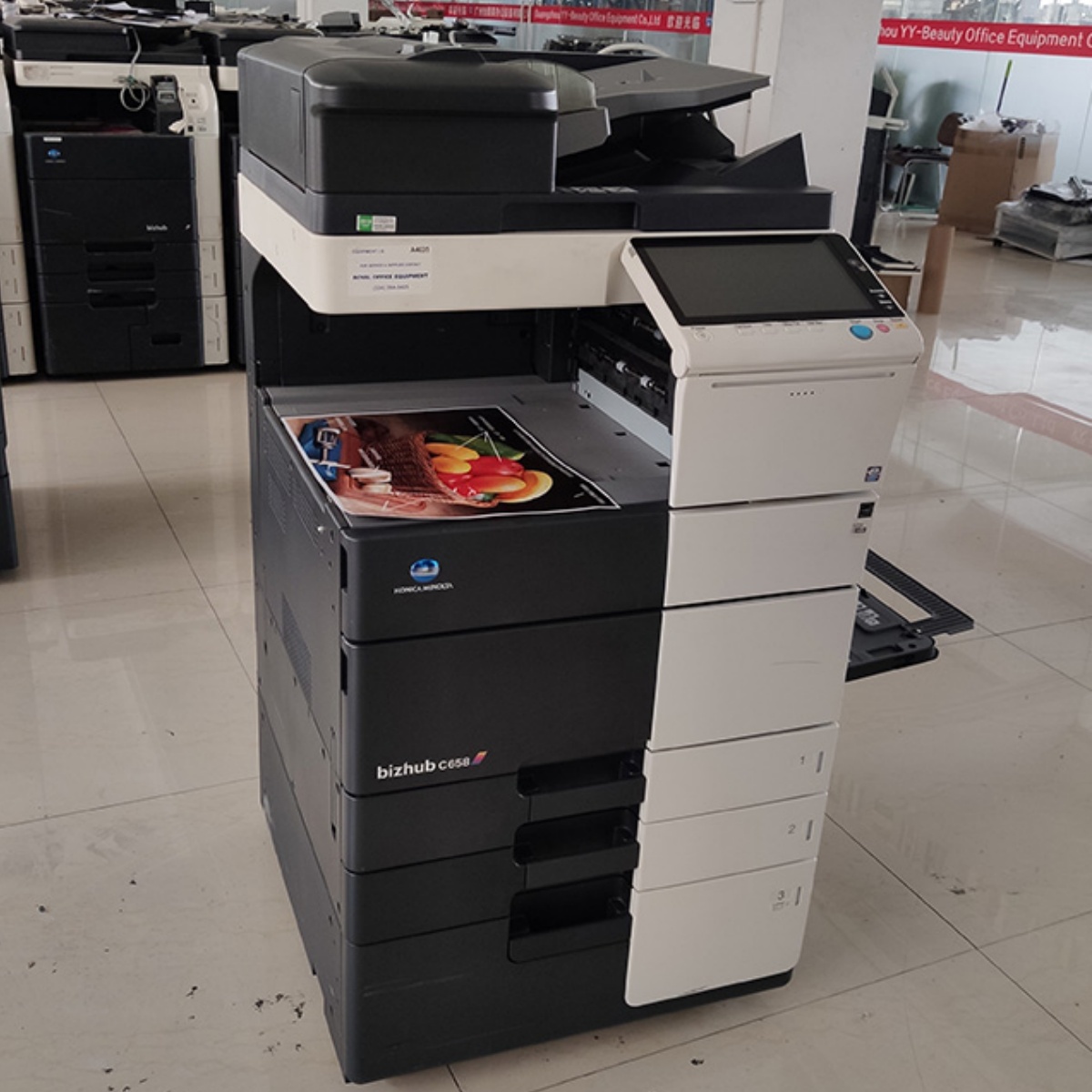 refurbished Konica Minolta Bizhub C658 photocopay machine