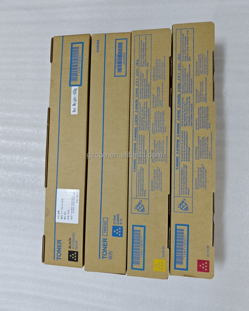 TN512 toner cartridge use for KONICA MINOLTA C554 C454 C368 C458 C558