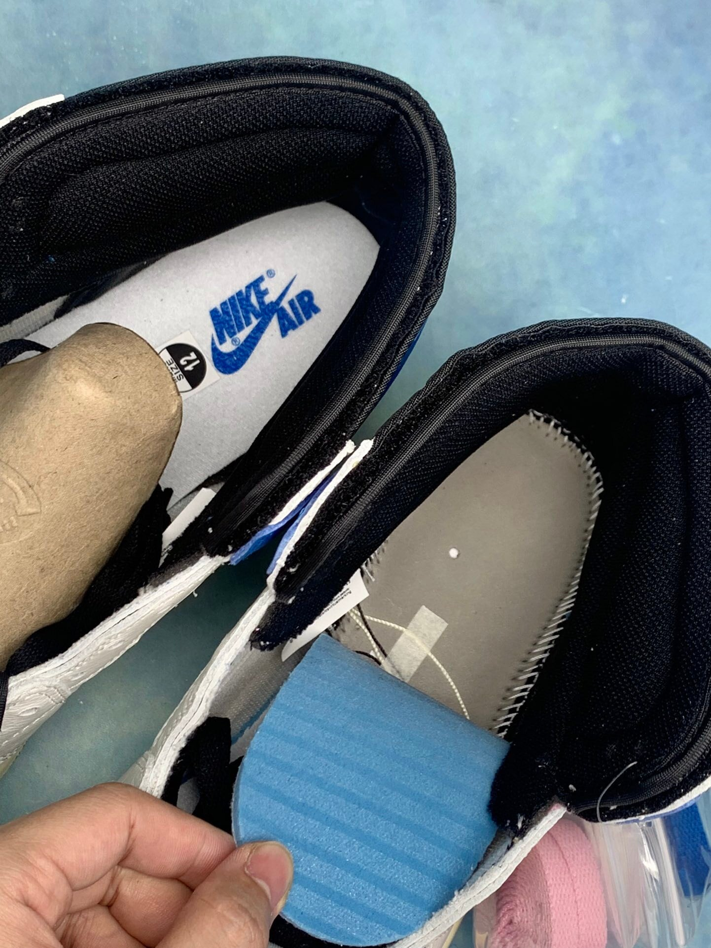 【LJR】 TRAVIS SCOTT x FRAGMENT XNIKE AIR JORDAN 1 RETRO HIGH OG SP"MILITARY BLUE" LJR(DH3227-105)