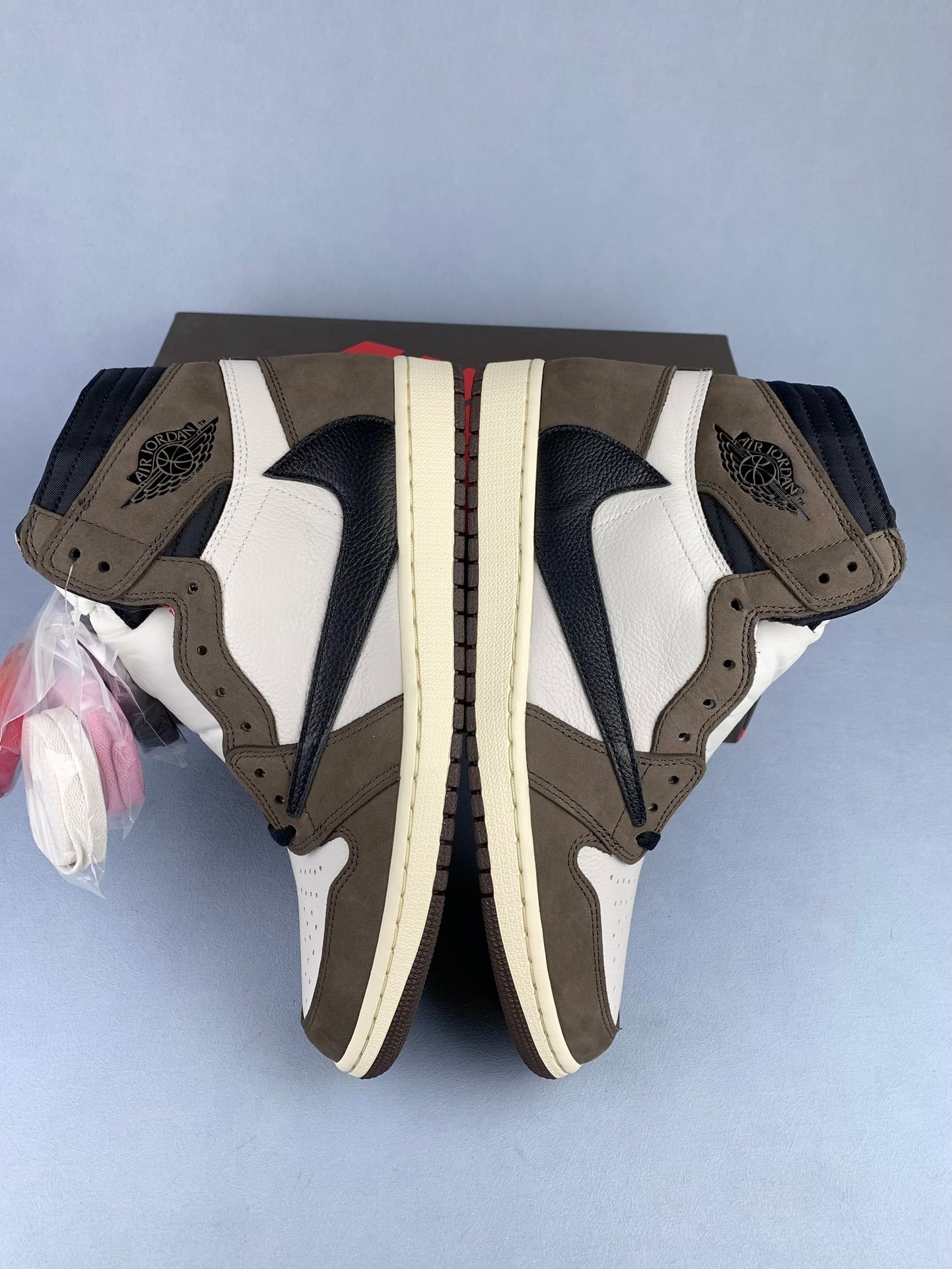 【LJR】 TRAVIS SCOTT x NIKE AIR JORDAN 1 RETRO HIGH OG TS SP "SAILIDARK MOCHA"LJR(CD4487-100)