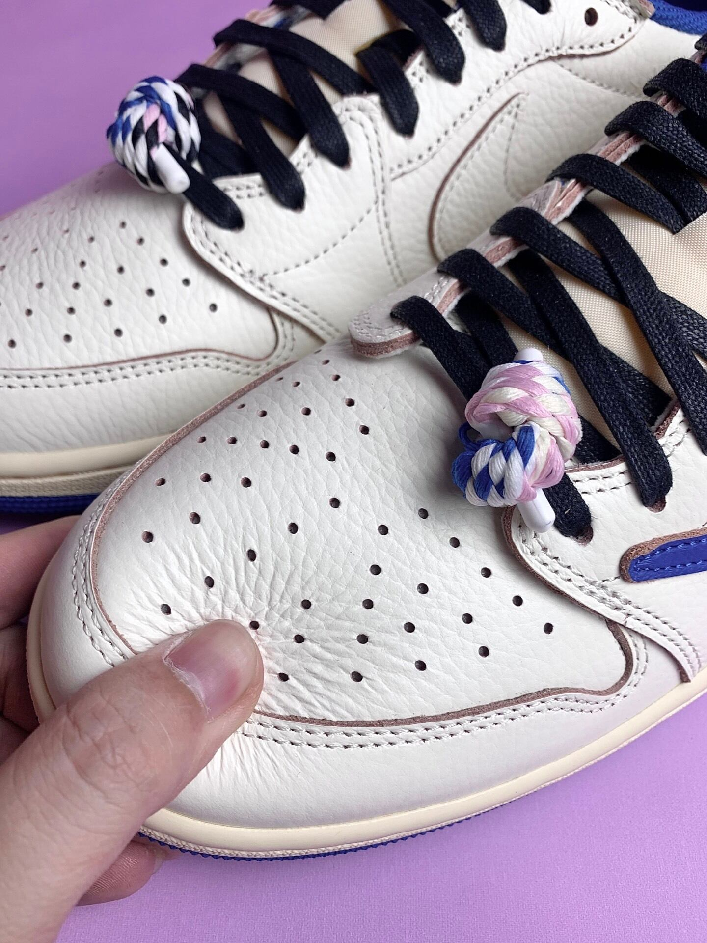 [Copy]【LJR】 TRAVIS SCOTT x NIKE AIR JORDAN 1 RETRO HIGH OG TS SP "SAILIDARK MOCHA"LJR(CD4487-100)