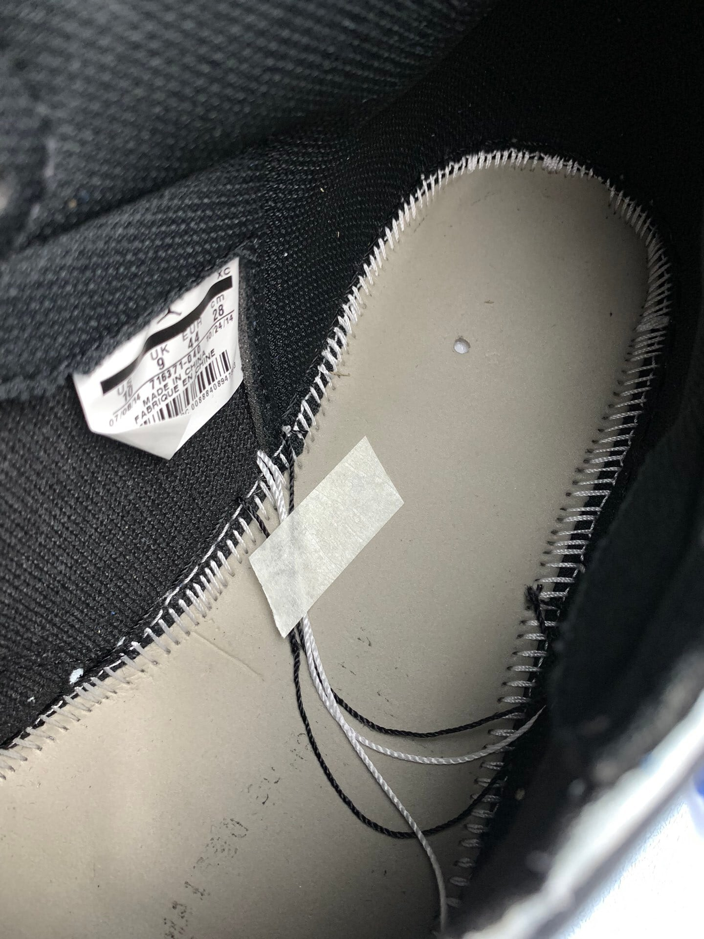 【LJR】 Fragment design × Nike Air Jordan 1 Retro High OG "Black/Sport Royal/White"