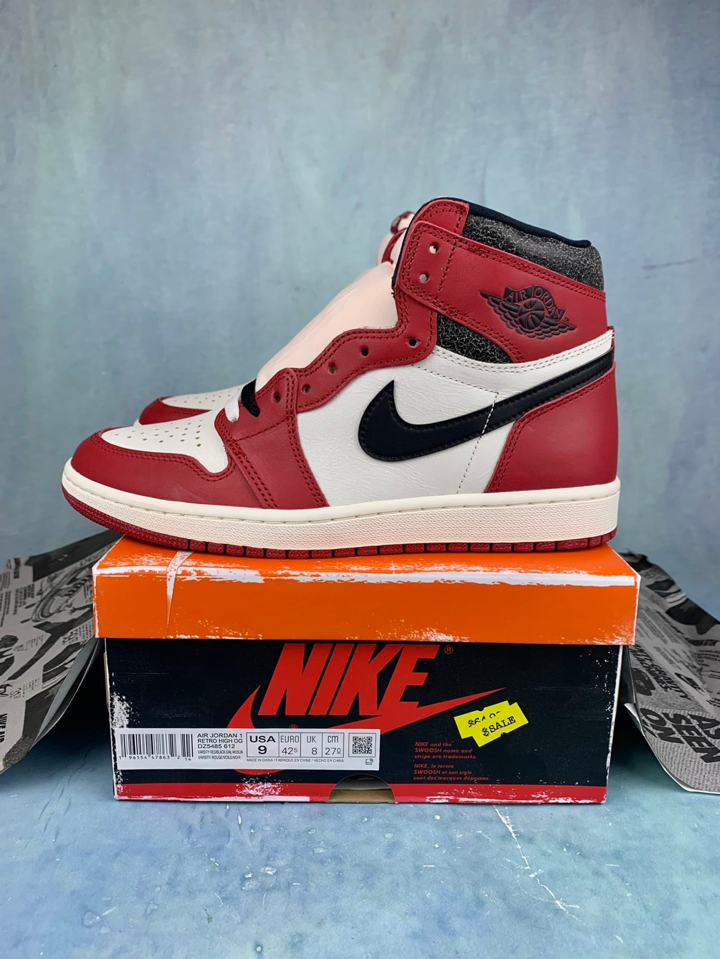 【LJR】Nike Air Jordan 1 High OG "Lost & Found/Chicago"LJR（DZ5485-612）