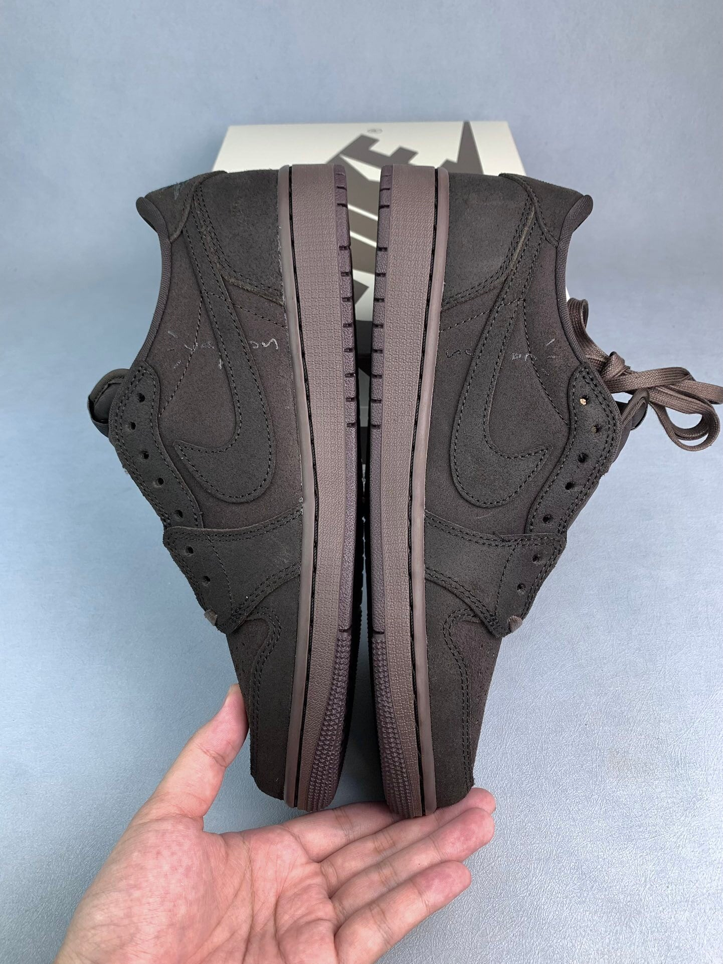 【LJR】Travis Scott × Nike Air Jordan 1 Low OG SP "Velvet Brown" 【LJR】(DM7866-202)