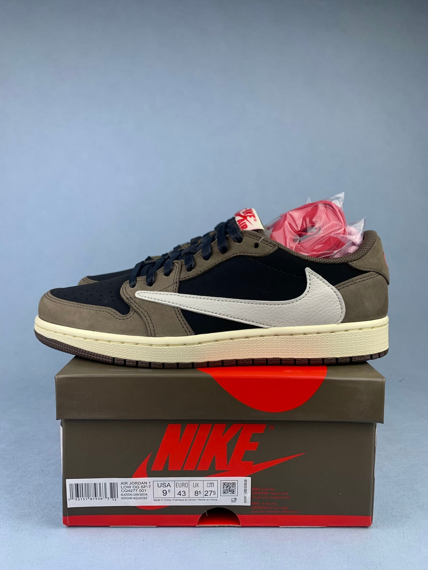 【LJR】Travis Scott x Nike Air Jordan 1 Low OG “Mocha”
