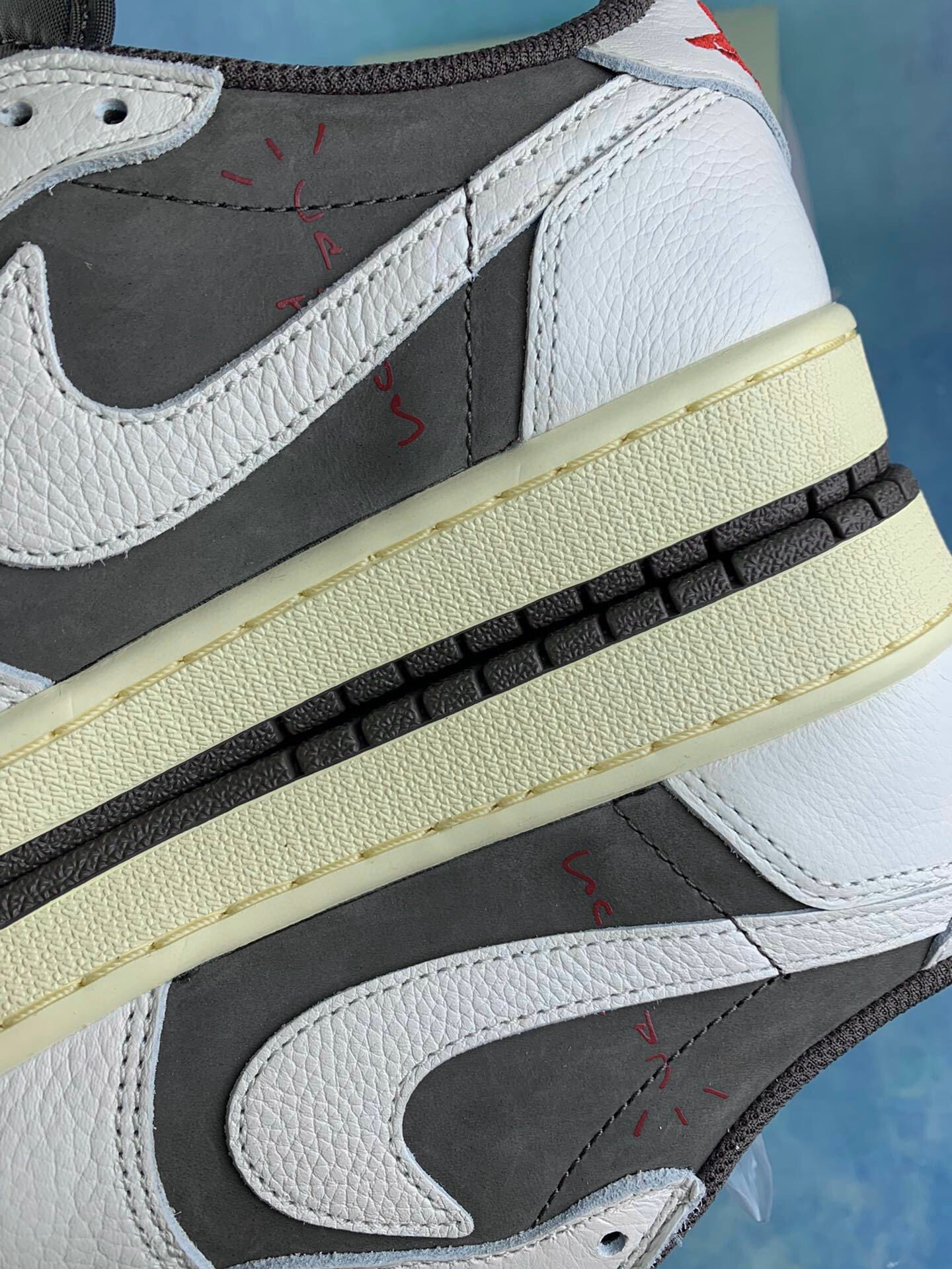 【LJR】 TRAVIS SCOTT x NIKE AIR JORDAN 1 LOW OG SP "REVERSE MOCHA/SAIL AND RIDGEROCK"