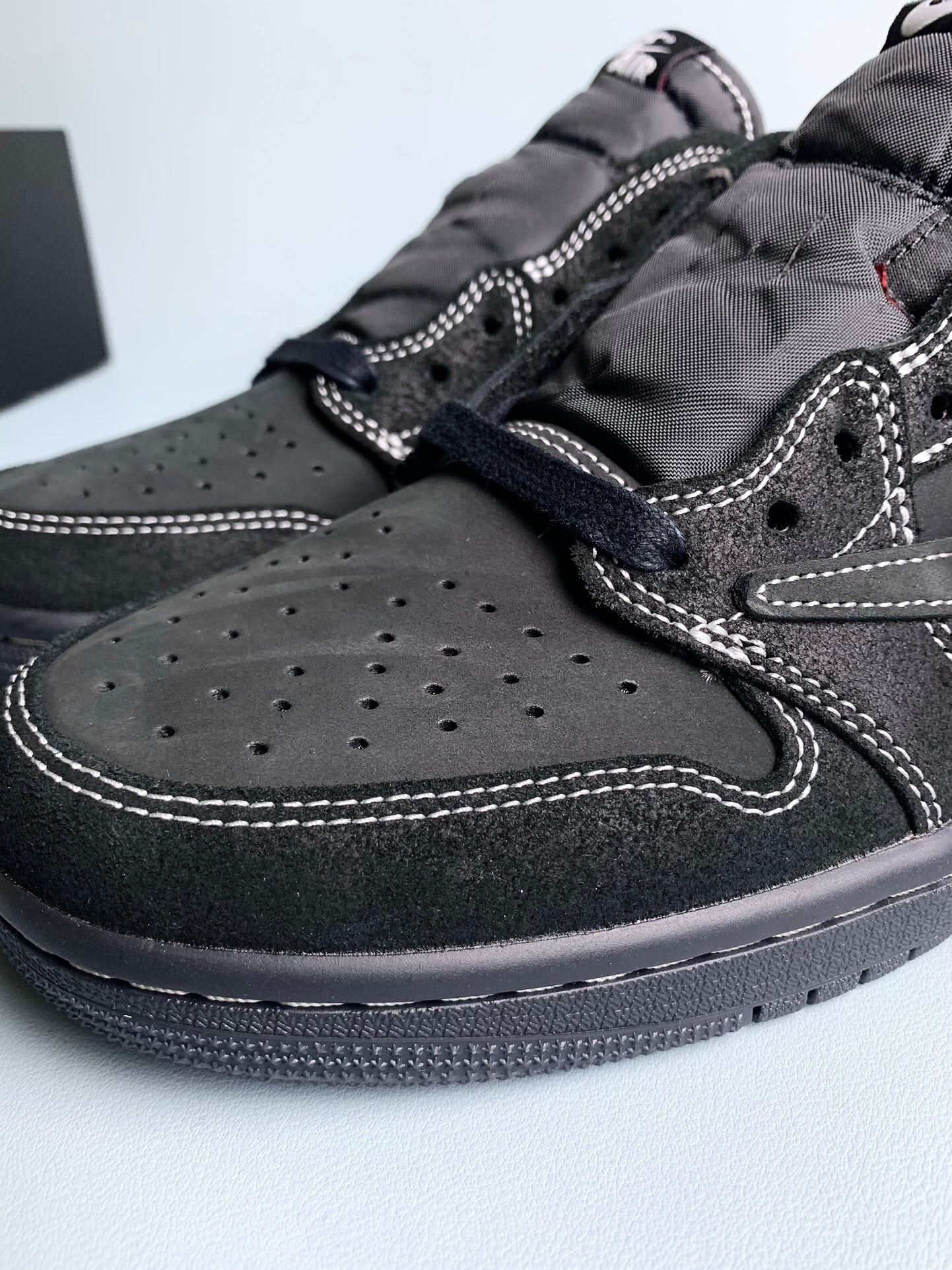 【LJR】 TRAVIS SCOTT x NIKE AIR JORDAN 1 LOW OG SP "BLACK PHANTOM"