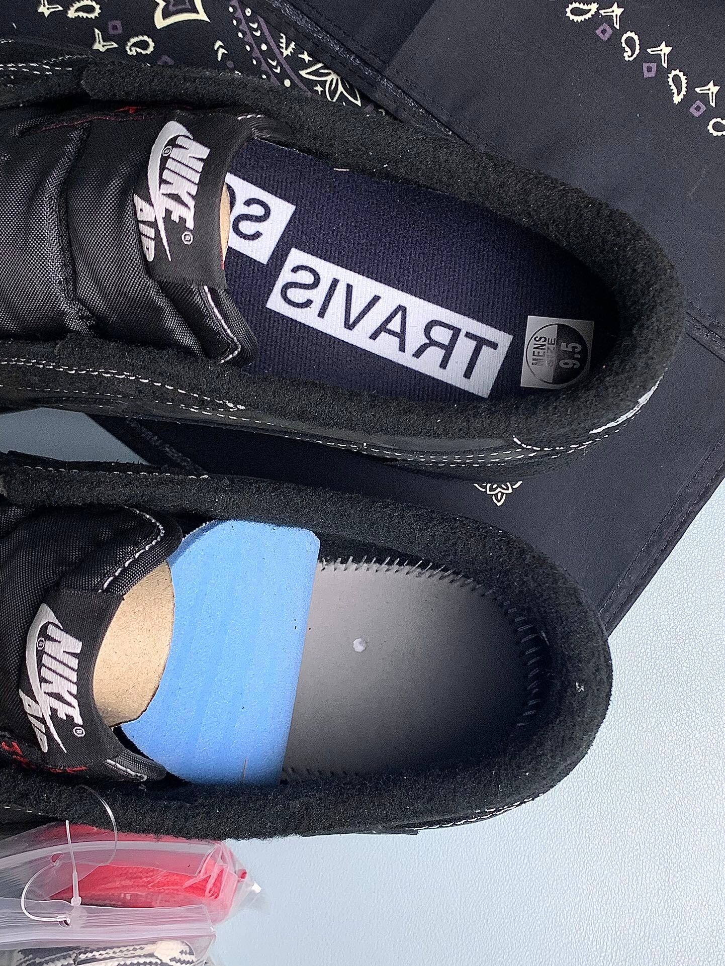 【LJR】 TRAVIS SCOTT x NIKE AIR JORDAN 1 LOW OG SP "BLACK PHANTOM"