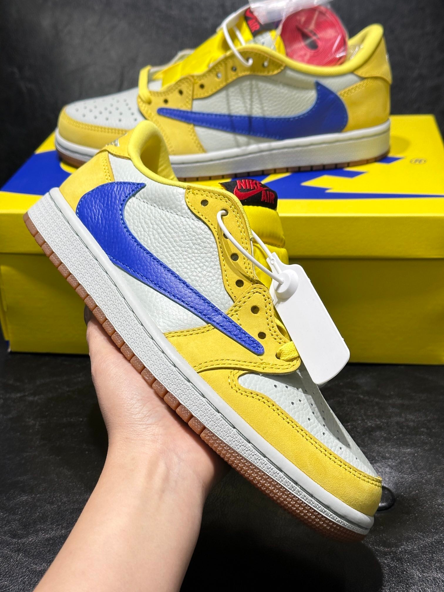Travis Scott x Nike Air Jordan 1 Low OG “Canary”