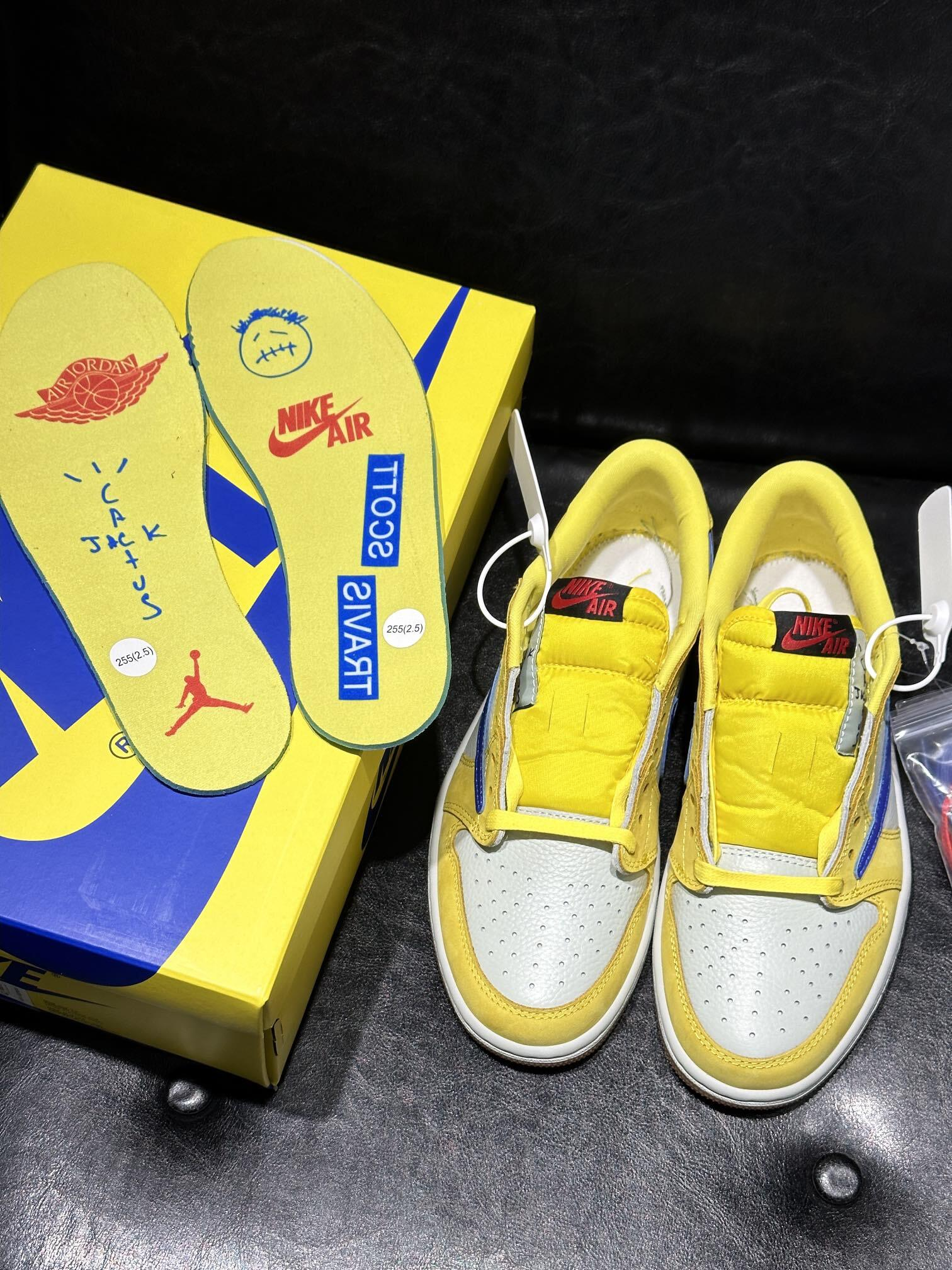 Travis Scott x Nike Air Jordan 1 Low OG “Canary”