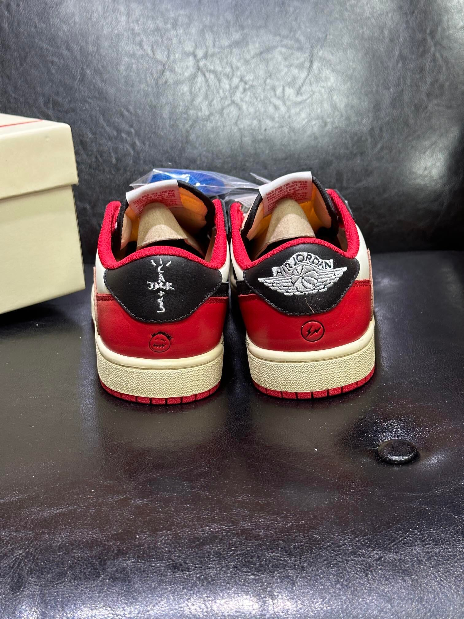 Travis Scott x Nike Air Jordan 1 Low “Red & Black”