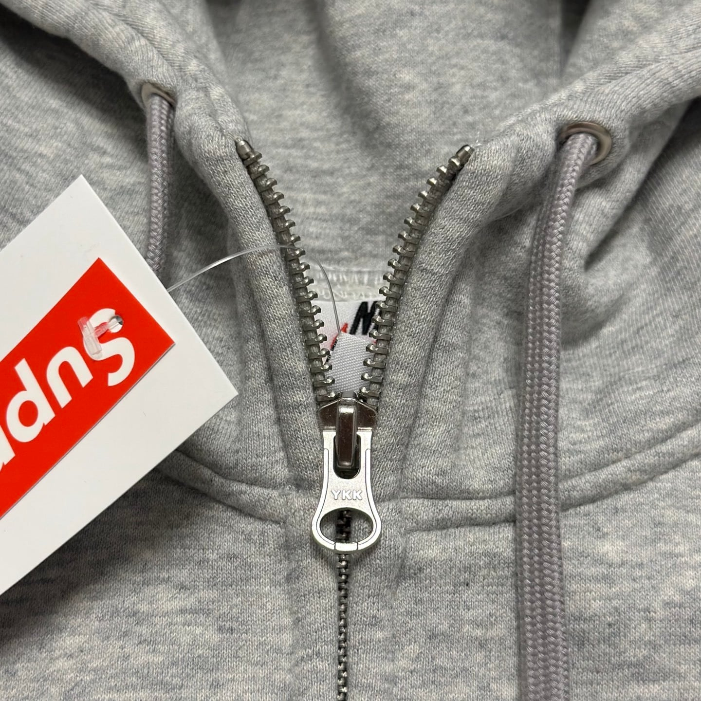 Supreme x Nike "SS25 - Grey" zip-up hoodie