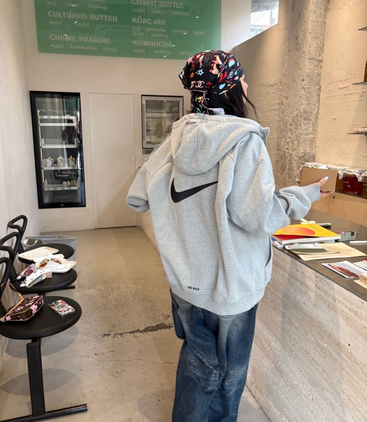 Supreme x Nike "SS25 - Grey" zip-up hoodie