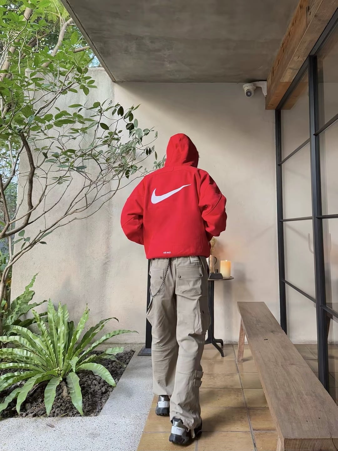 Supreme x Nike "SS25 - Grey" zip-up hoodie