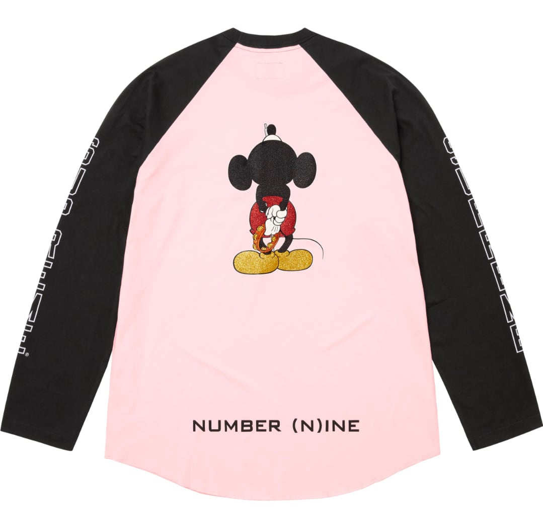 Supreme Number (N)ine Mickey Mouse Raglan L/S Top