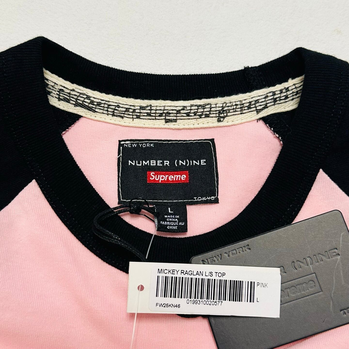 Supreme Number (N)ine Mickey Mouse Raglan L/S Top