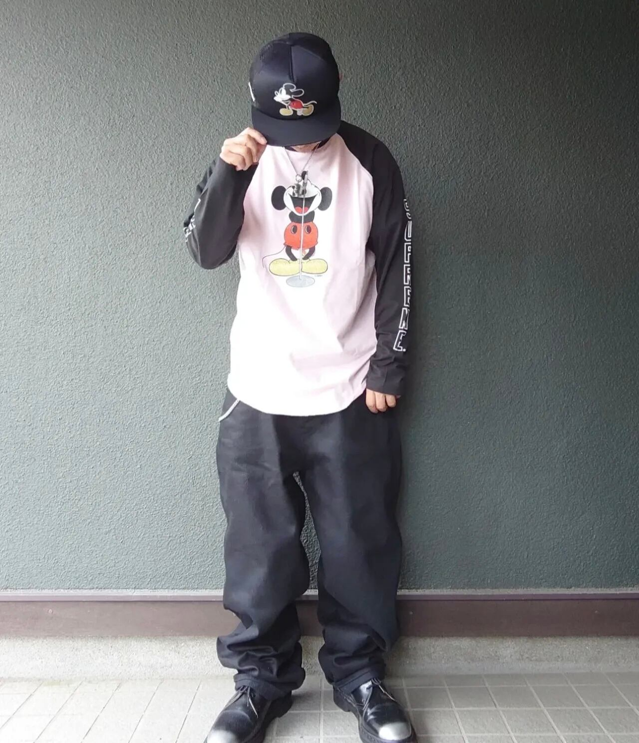 Supreme Number (N)ine Mickey Mouse Raglan L/S Top
