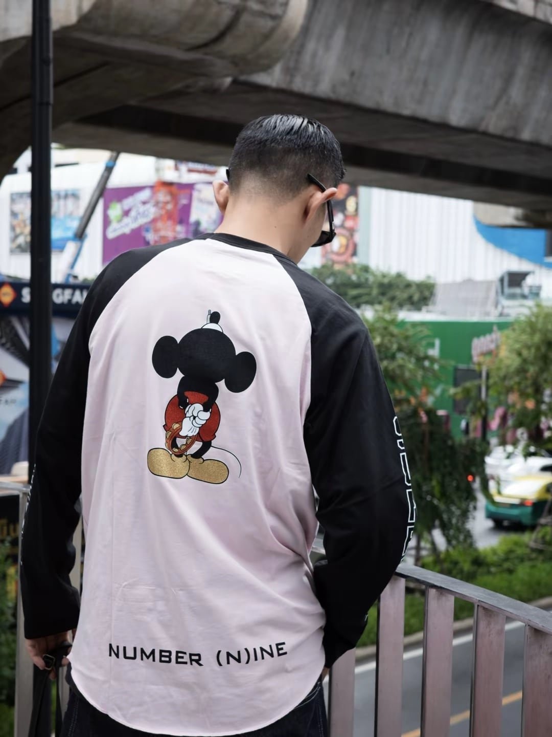 Supreme Number (N)ine Mickey Mouse Raglan L/S Top