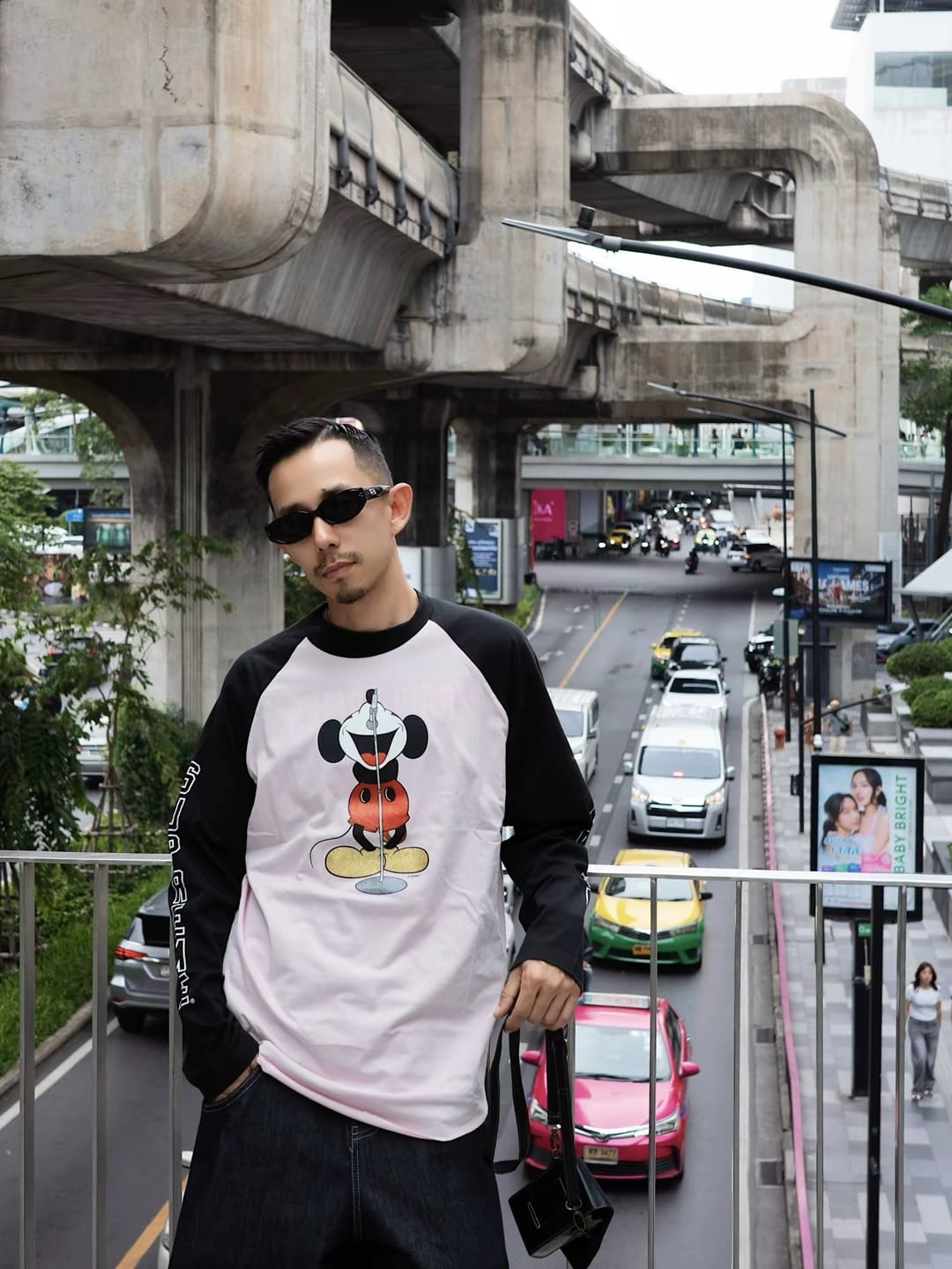 Supreme Number (N)ine Mickey Mouse Raglan L/S Top