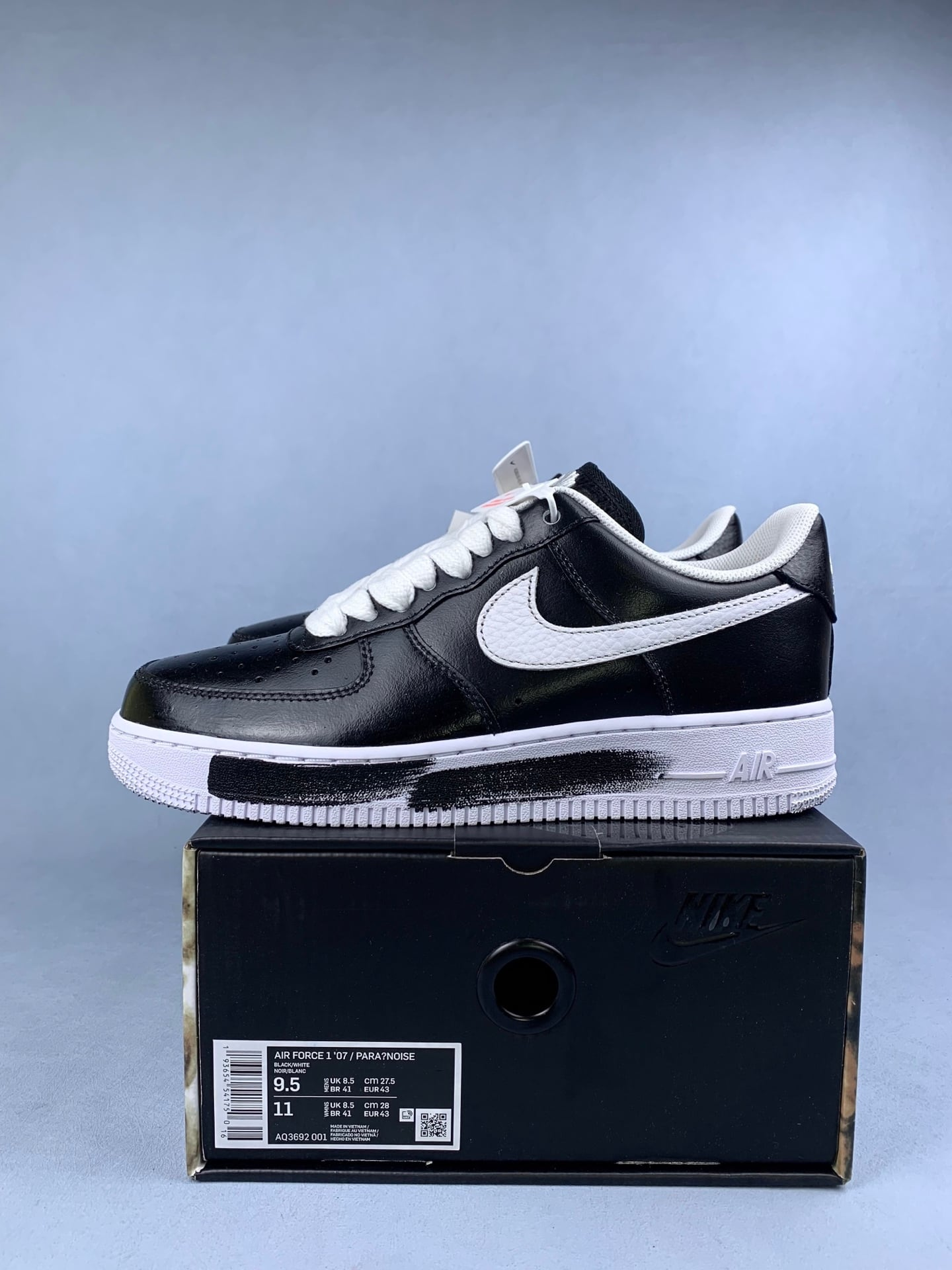 PEACEMINUSONE × Nike Air Force 1 Low Para Noise "Black"