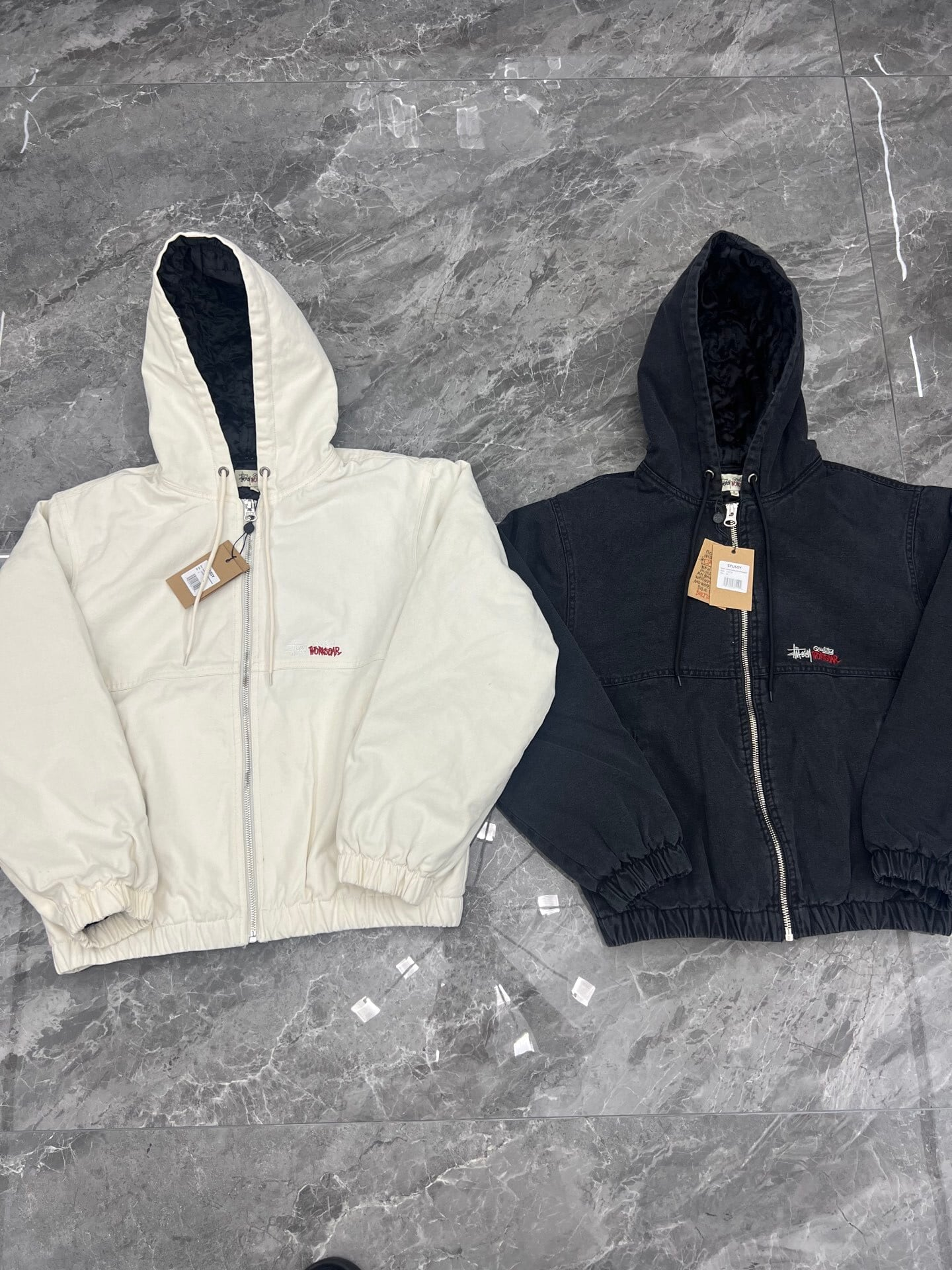 STUSSY FW23 WORK JACKET INSULATED CANVAS