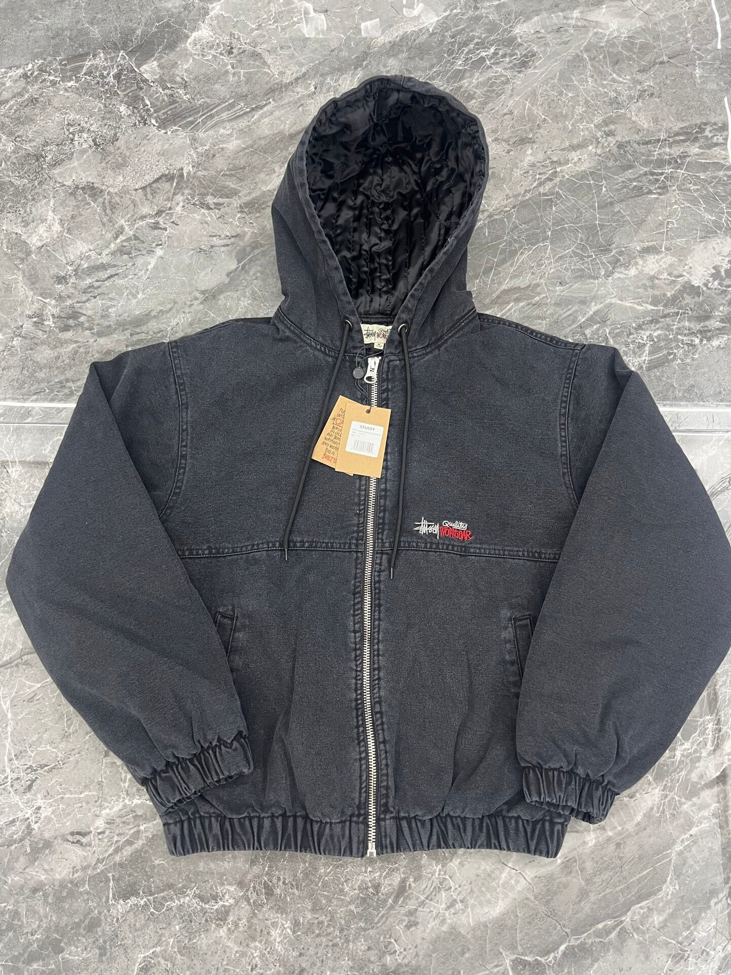 STUSSY FW23 WORK JACKET INSULATED CANVAS