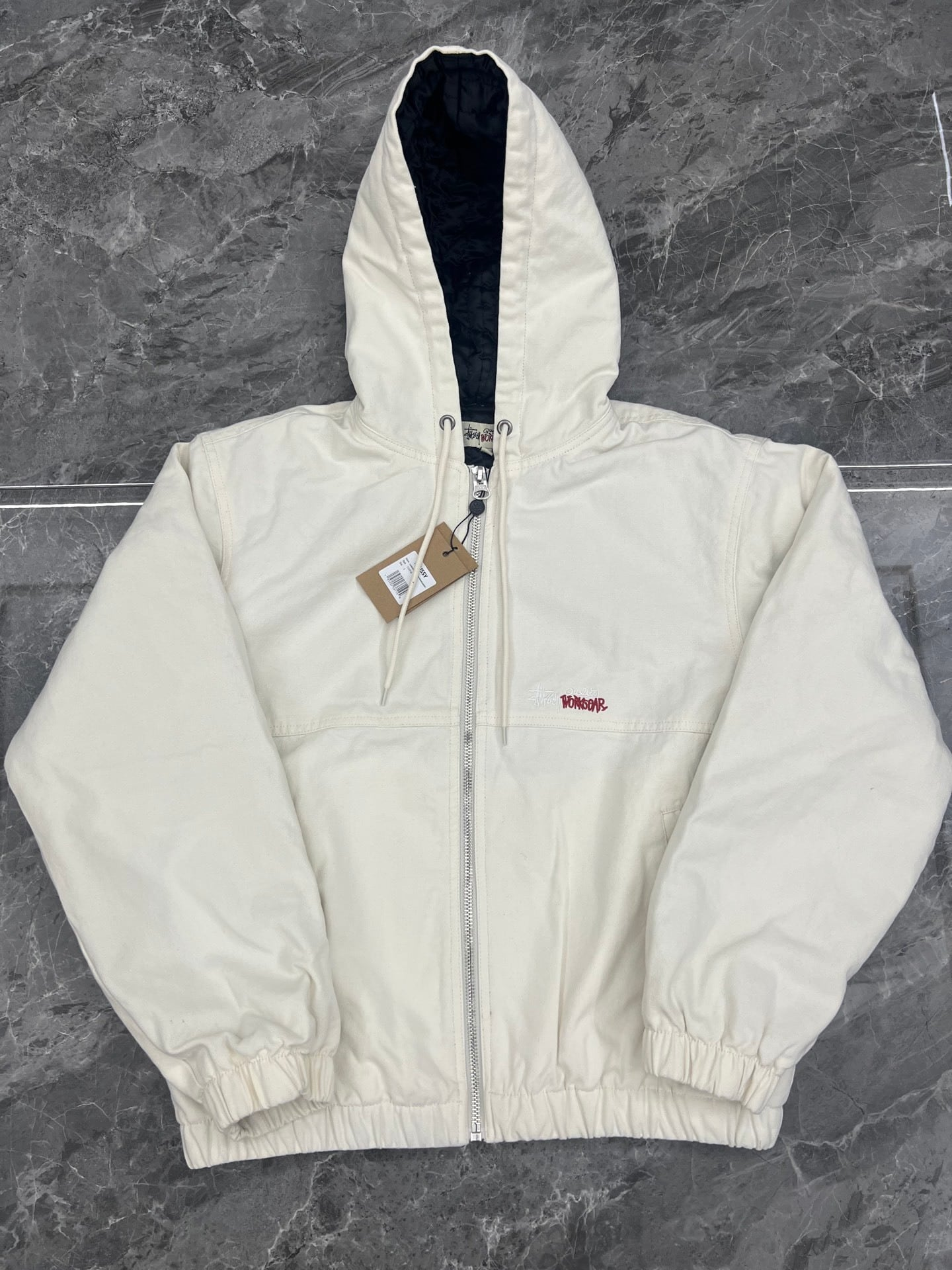 STUSSY FW23 WORK JACKET INSULATED CANVAS