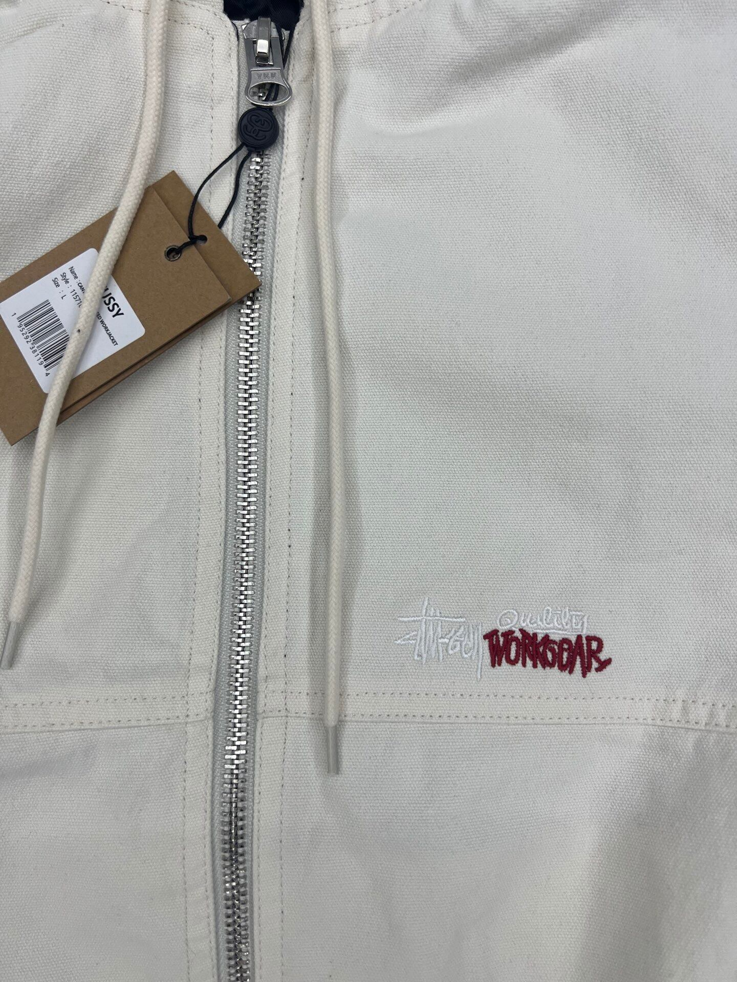 STUSSY FW23 WORK JACKET INSULATED CANVAS