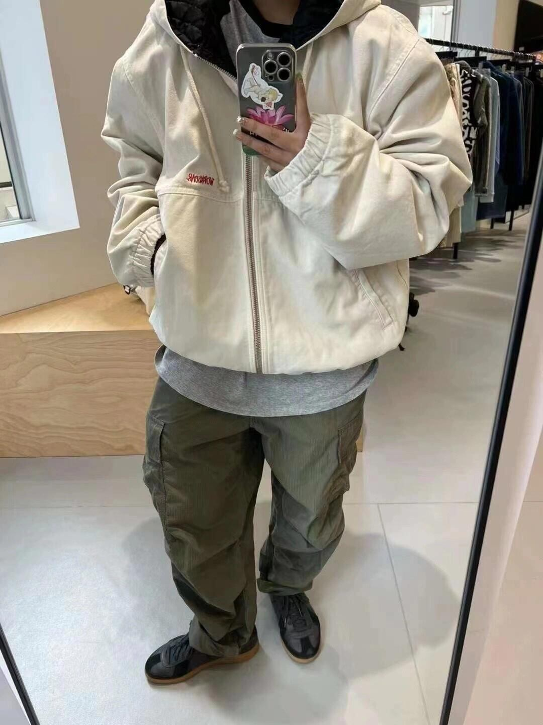 STUSSY FW23 WORK JACKET INSULATED CANVAS