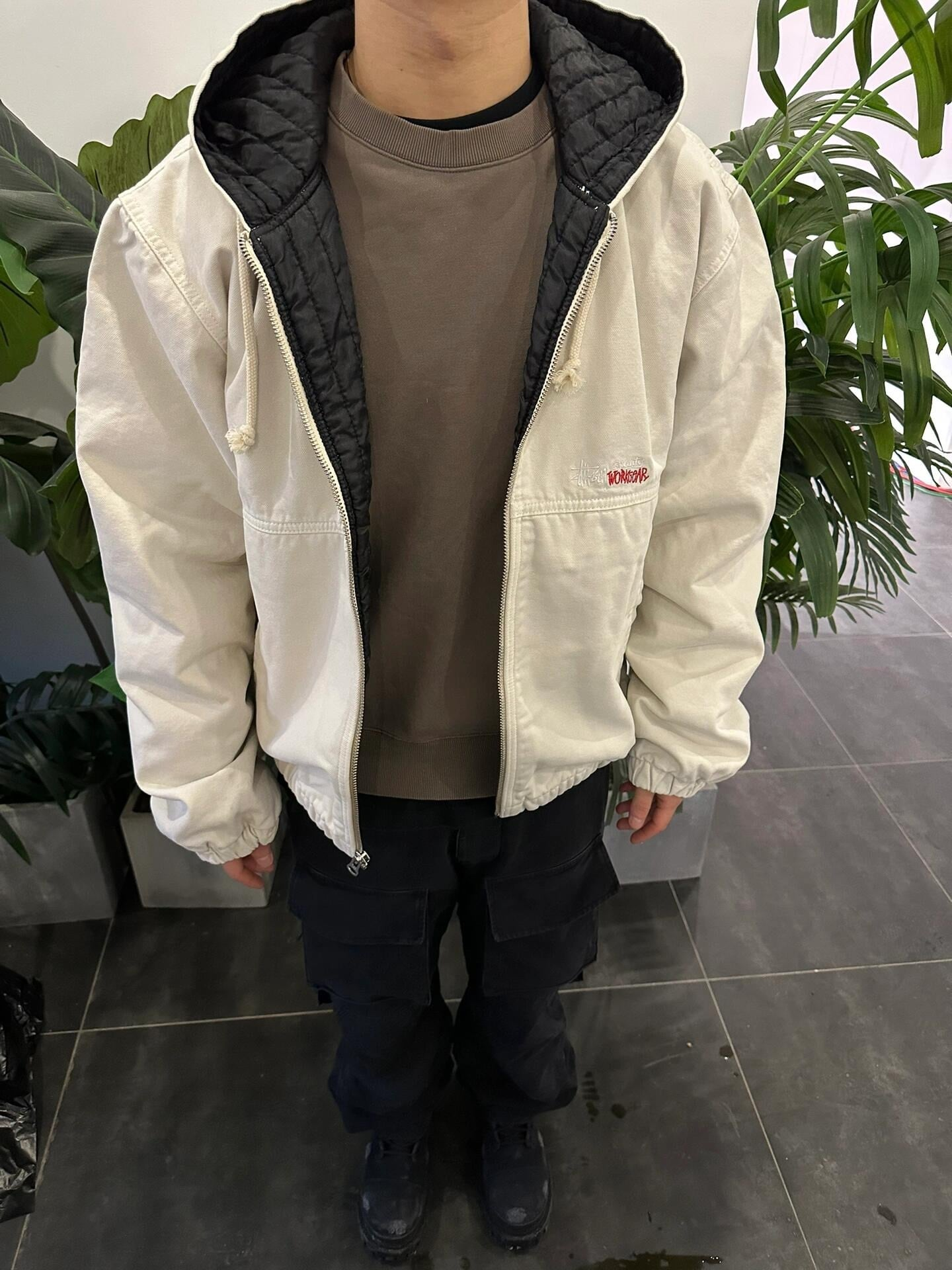 STUSSY FW23 WORK JACKET INSULATED CANVAS