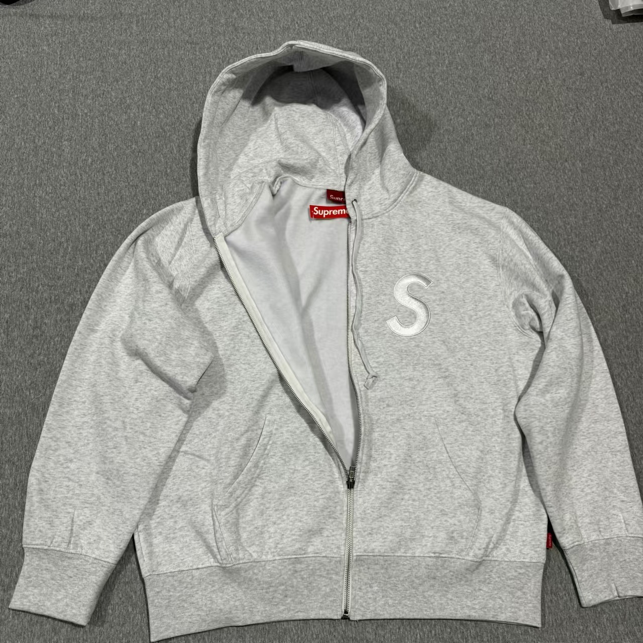 Supreme S Logo Zip Up Hooded 25FW